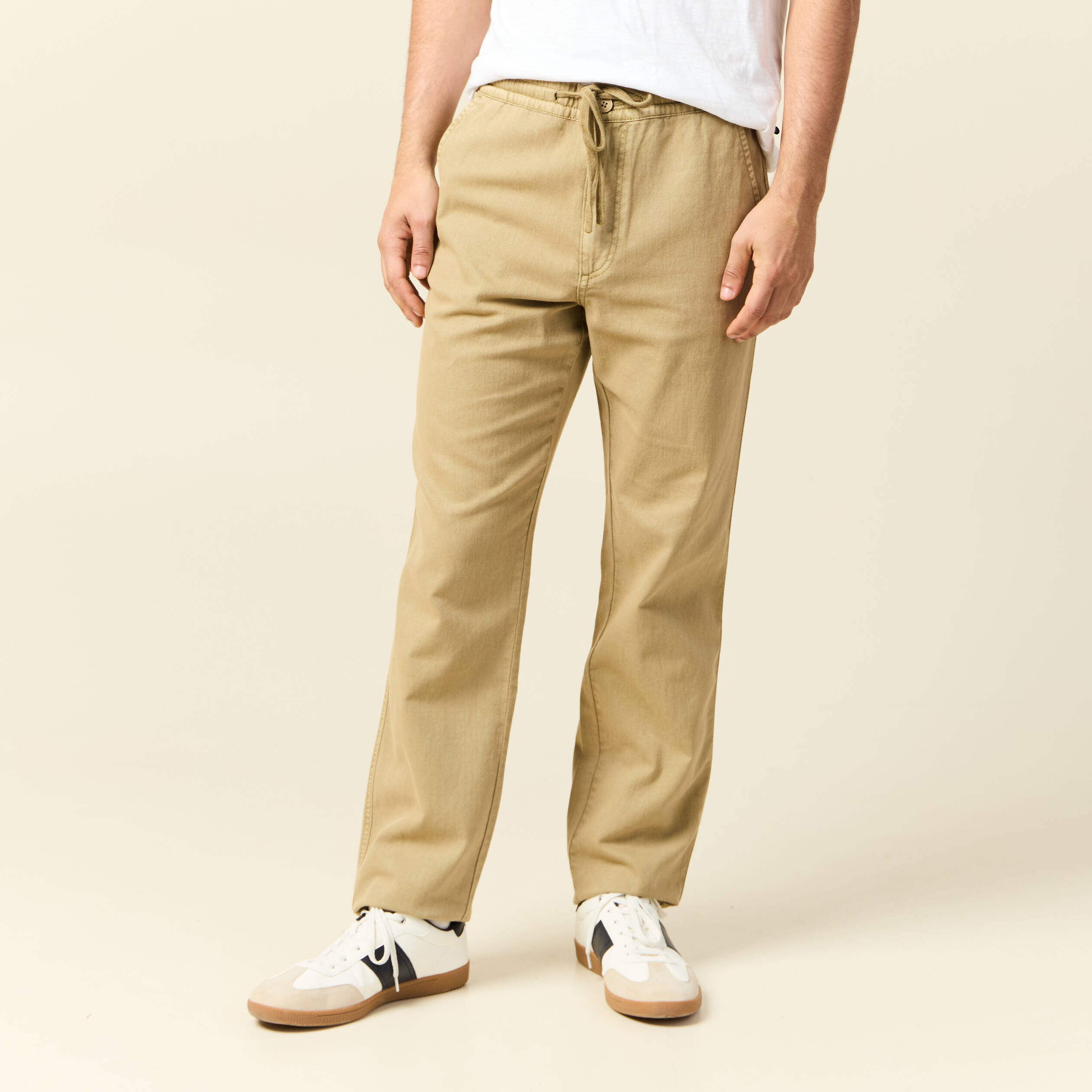 pantalon chino beige homme Pantalon chino beige homme