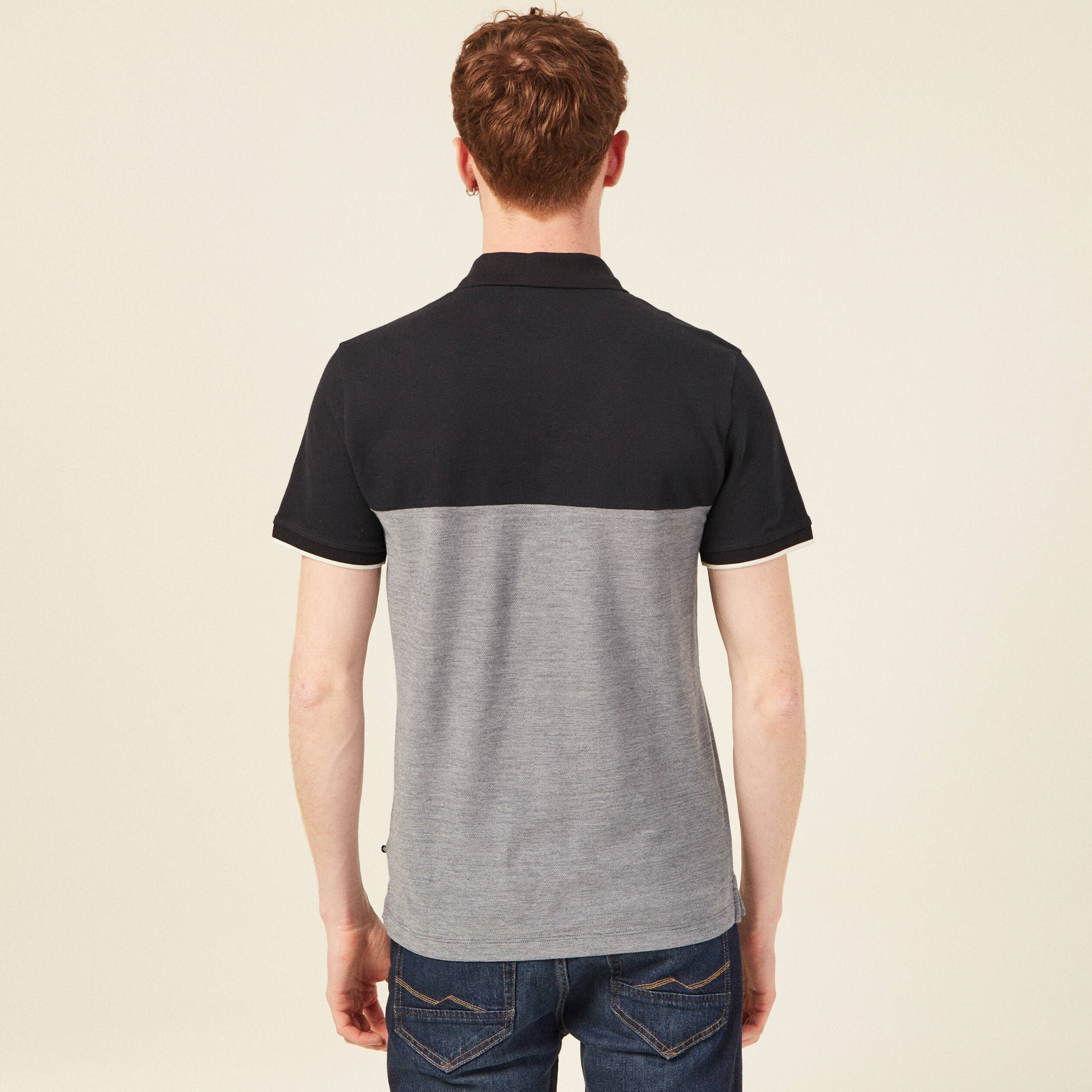 polo eco responsable bleu marine homme Polo éco-responsable bleu marine homme