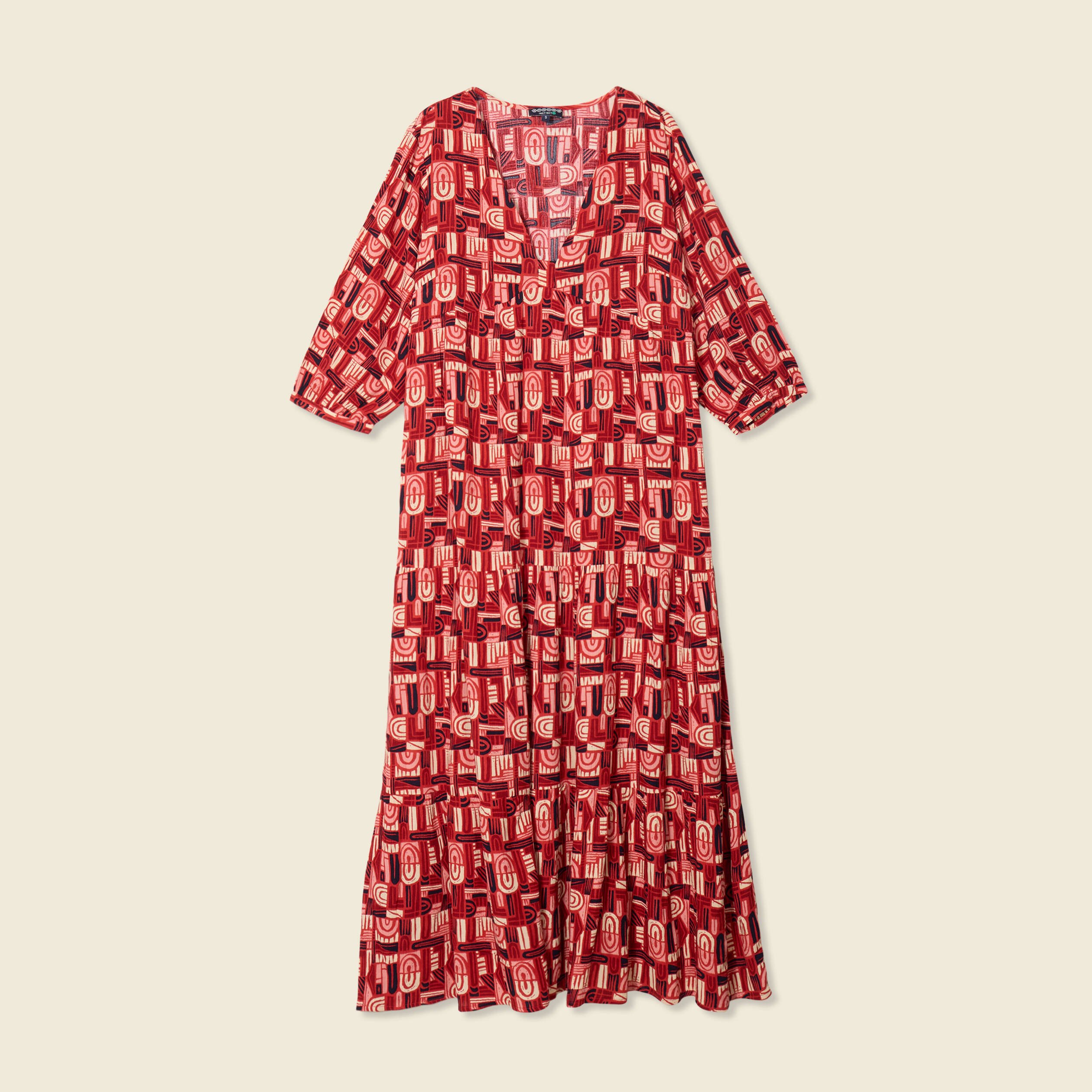 robe longue droite fluide rouge fonce femme Robe longue droite fluide rouge foncé femme