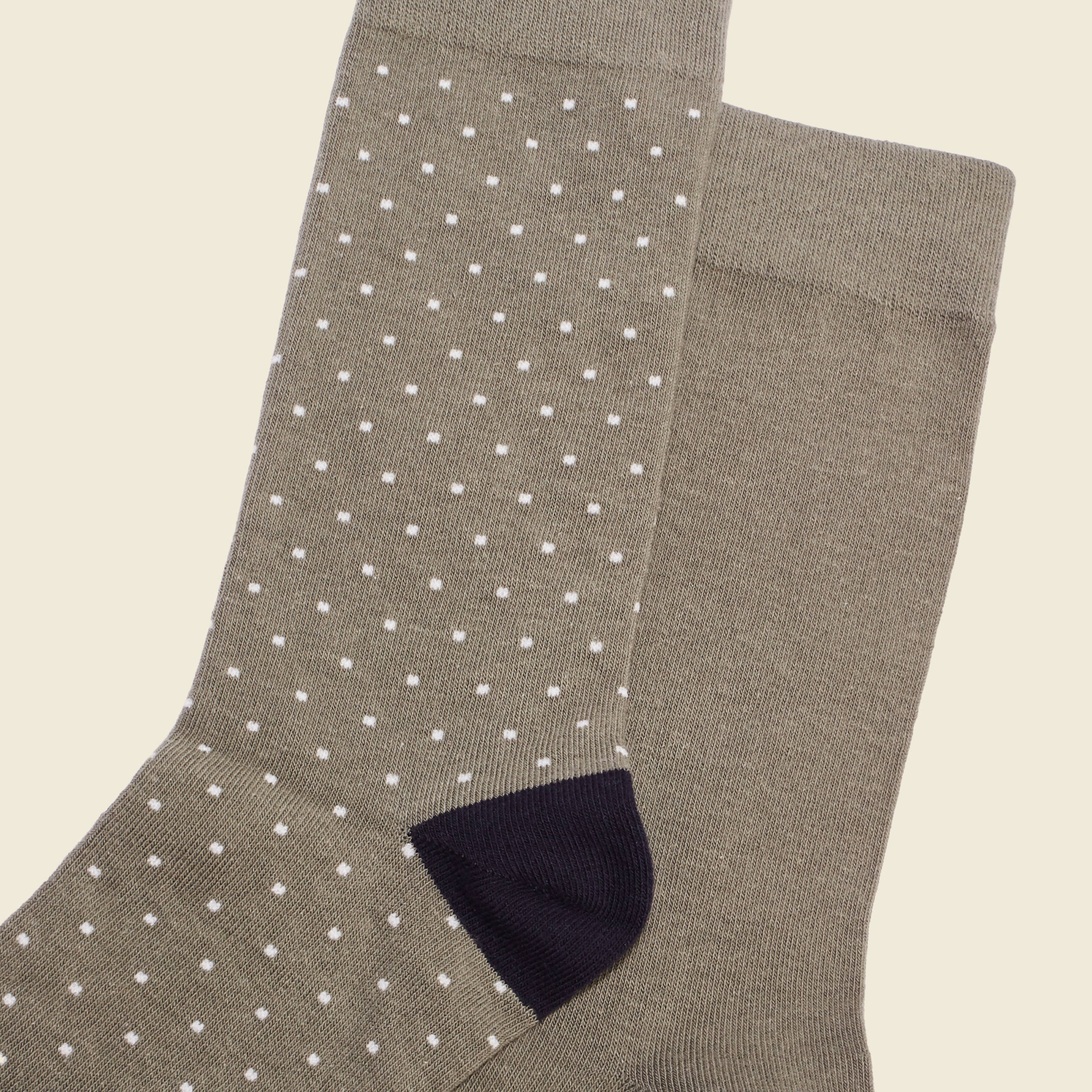 Lot 2 paires chaussettes vert kaki homme
