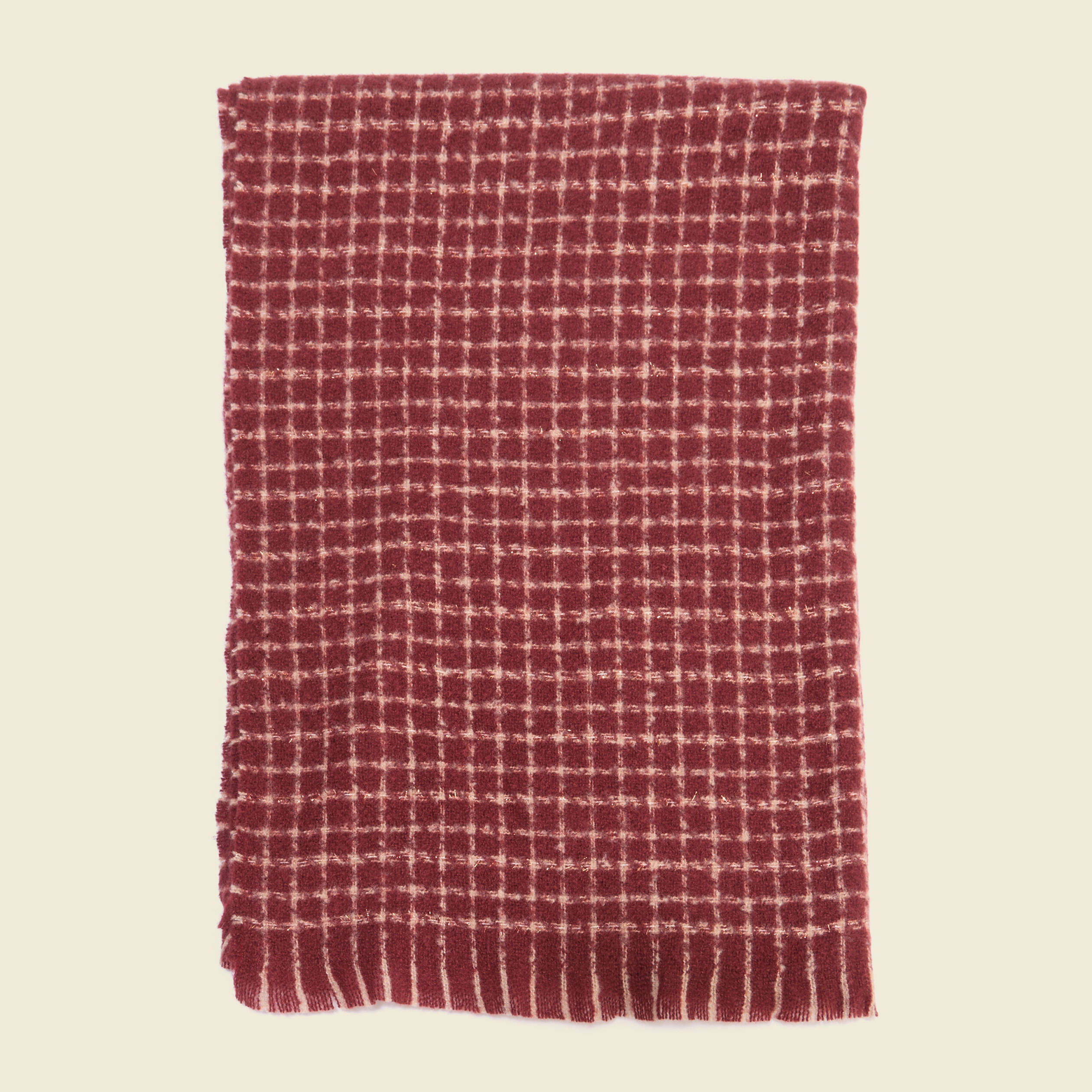 &Eacute;charpe rouge fonc&eacute; femme