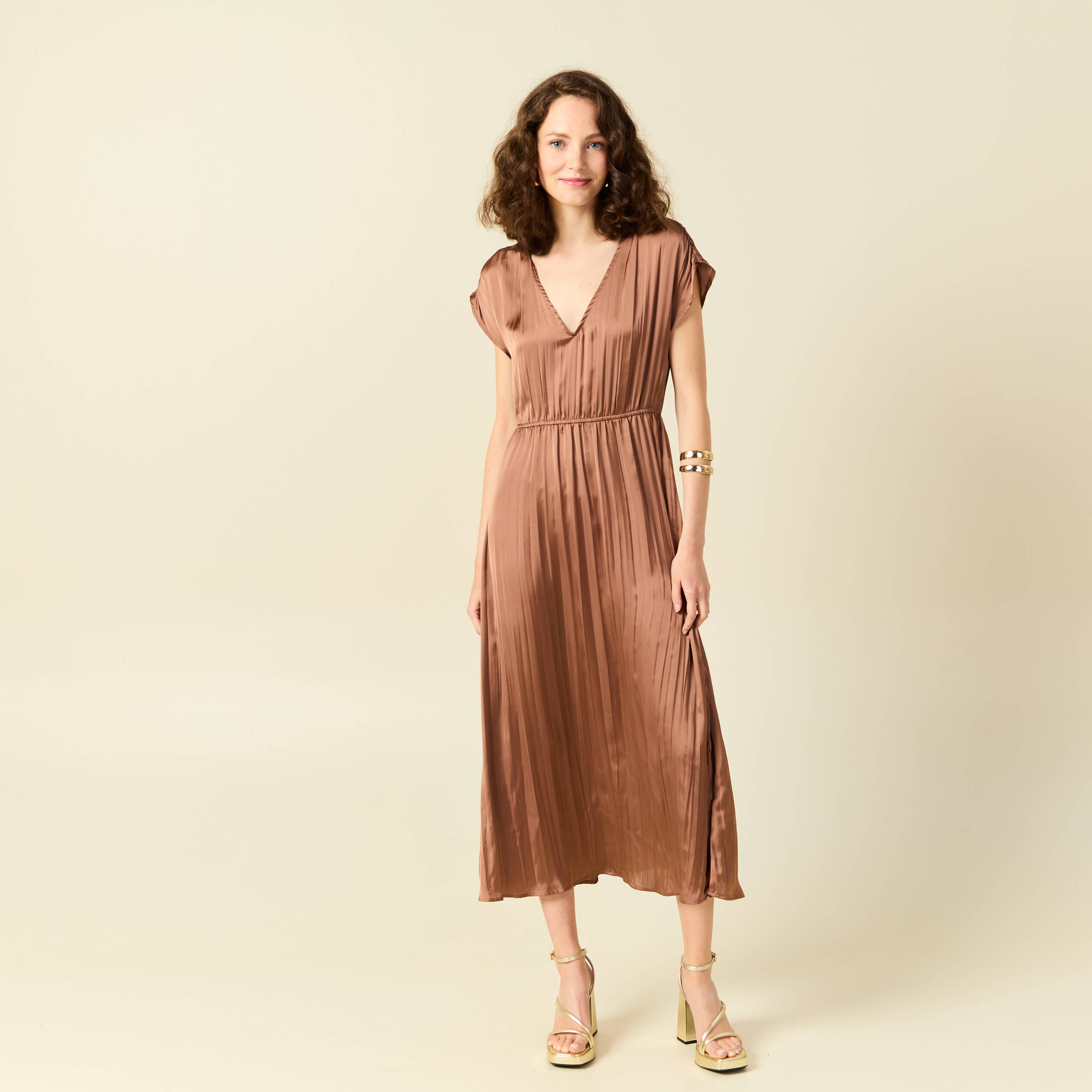 Robe marron best sale