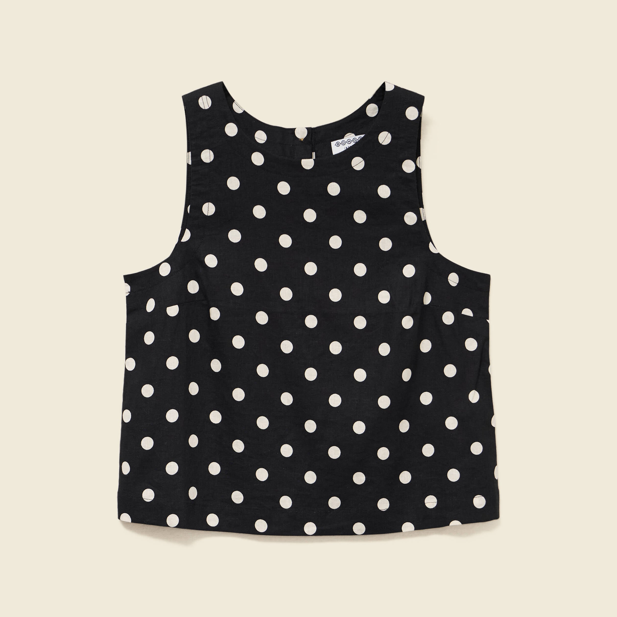 Top sans manches noir femme