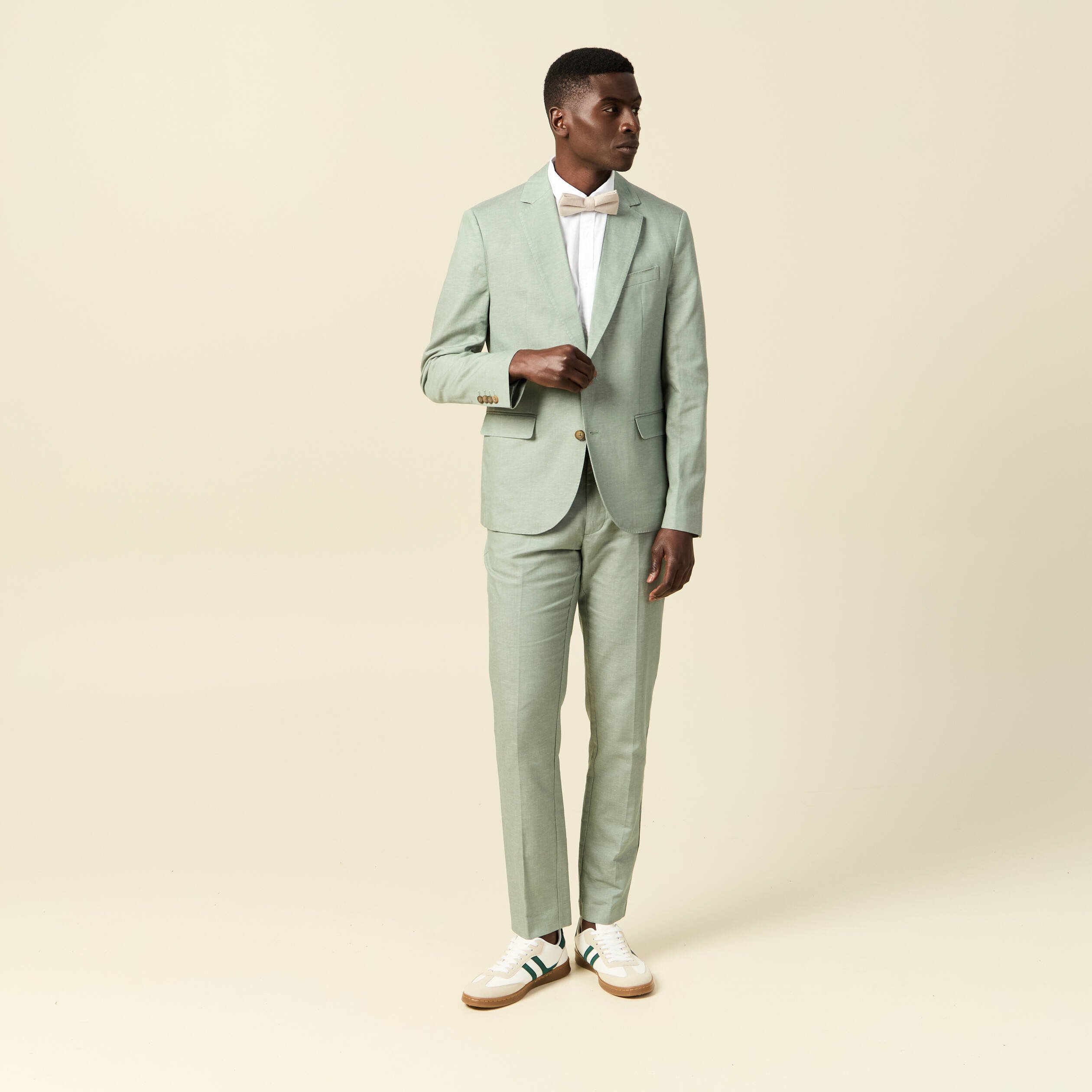 veste blazer cintre vert olive homme Veste blazer cintré vert olive homme