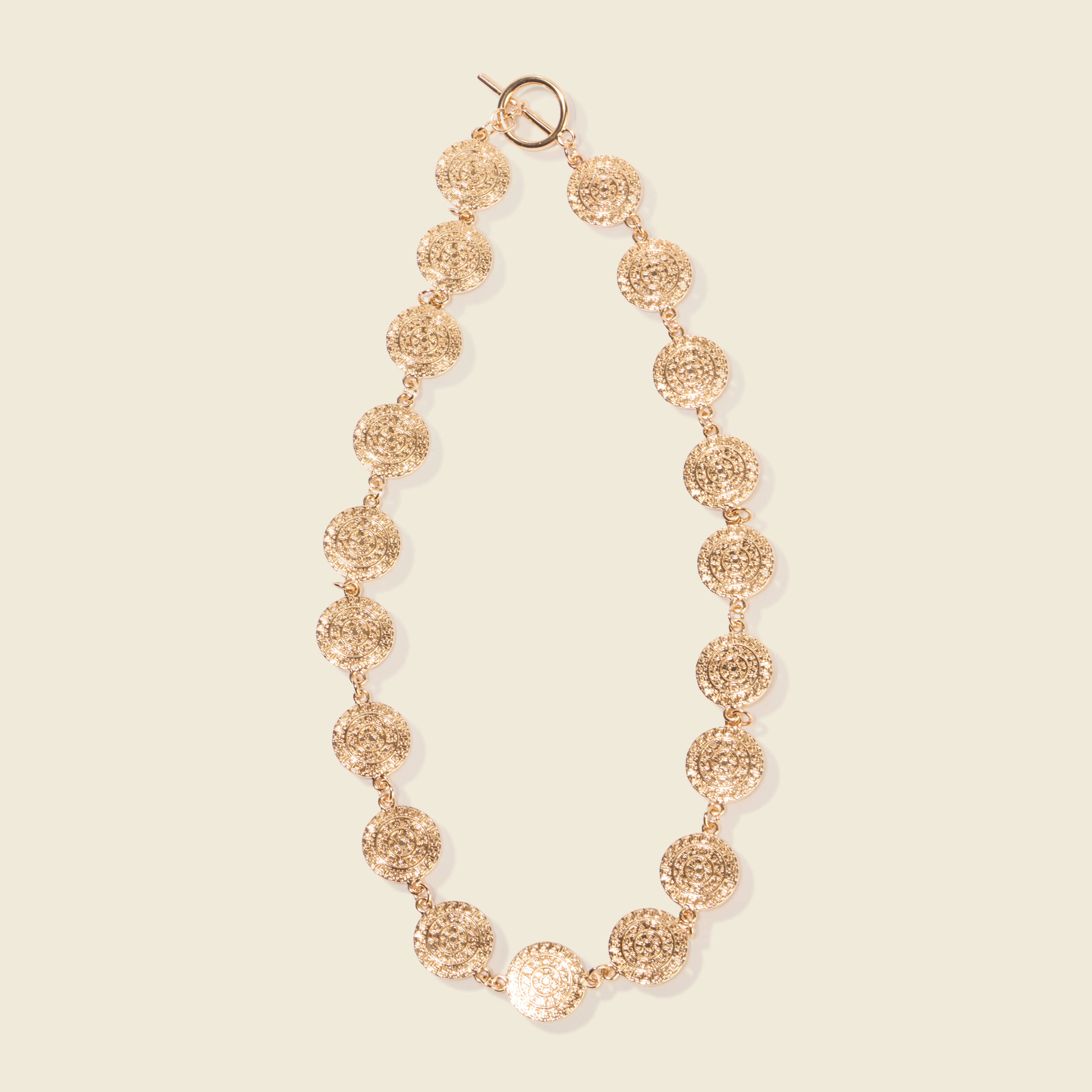 Collier couleur or femme