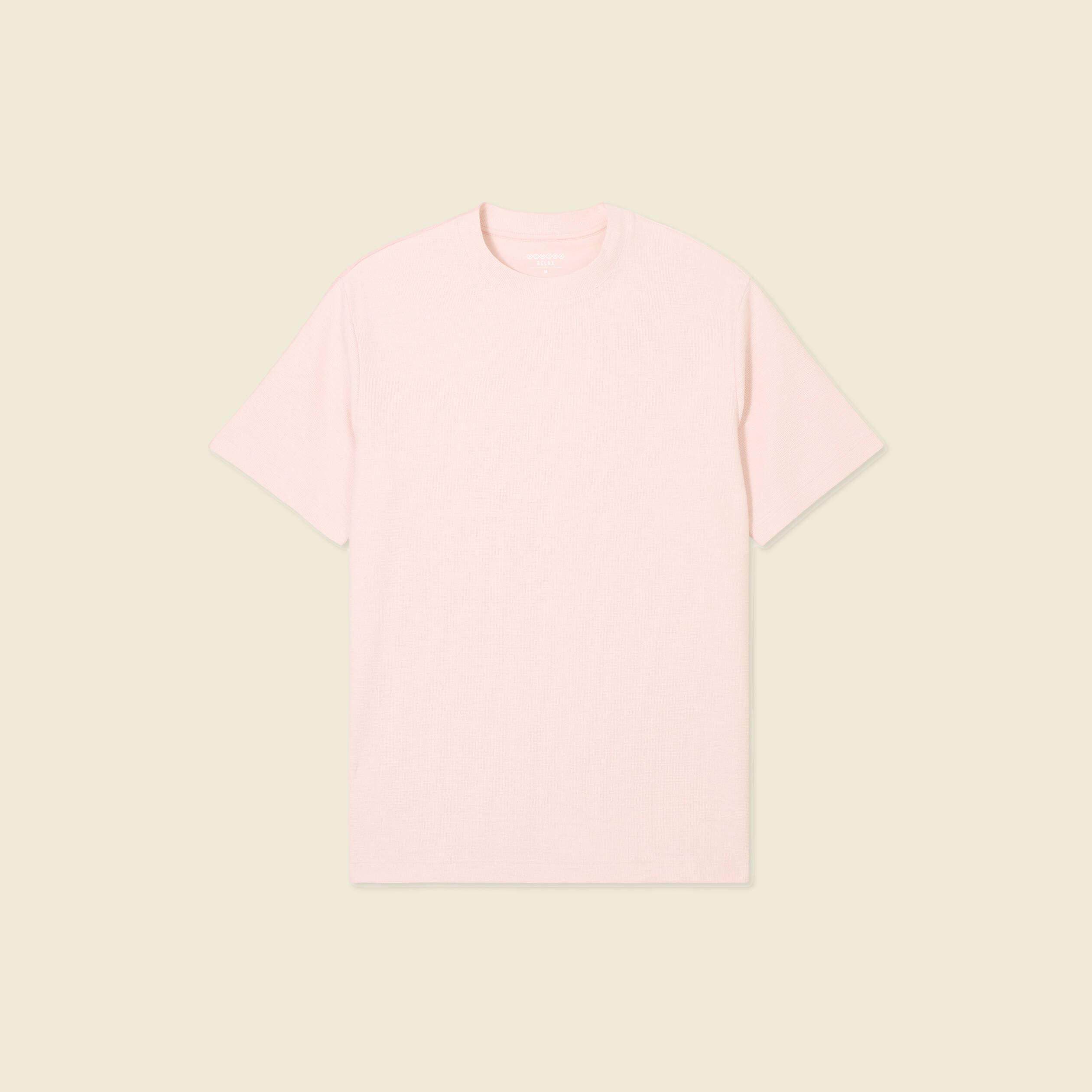t shirt manches courtes rose clair homme T-shirt manches courtes rose clair homme