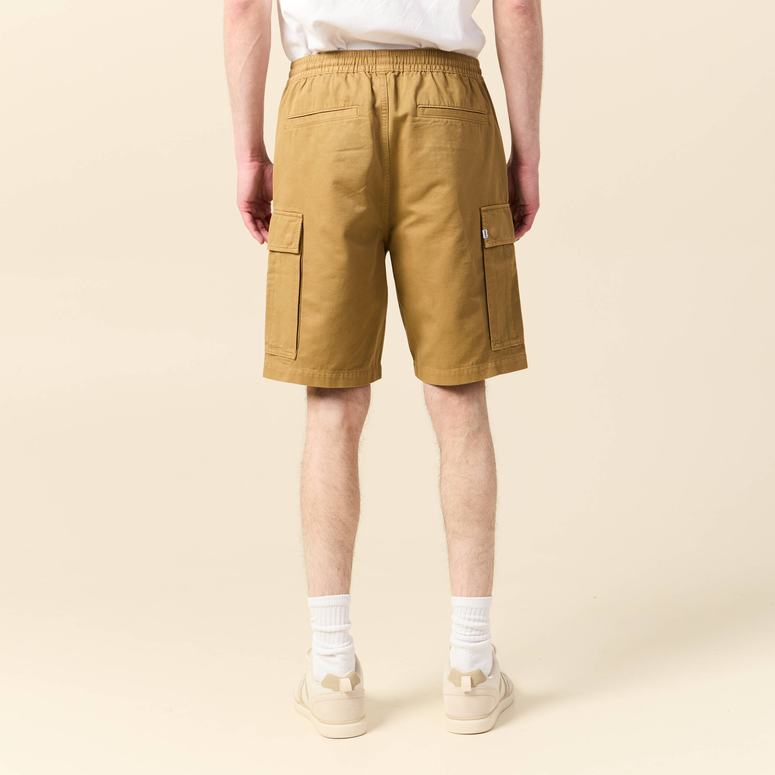 bermuda droit cargo camel homme Bermuda droit cargo camel homme
