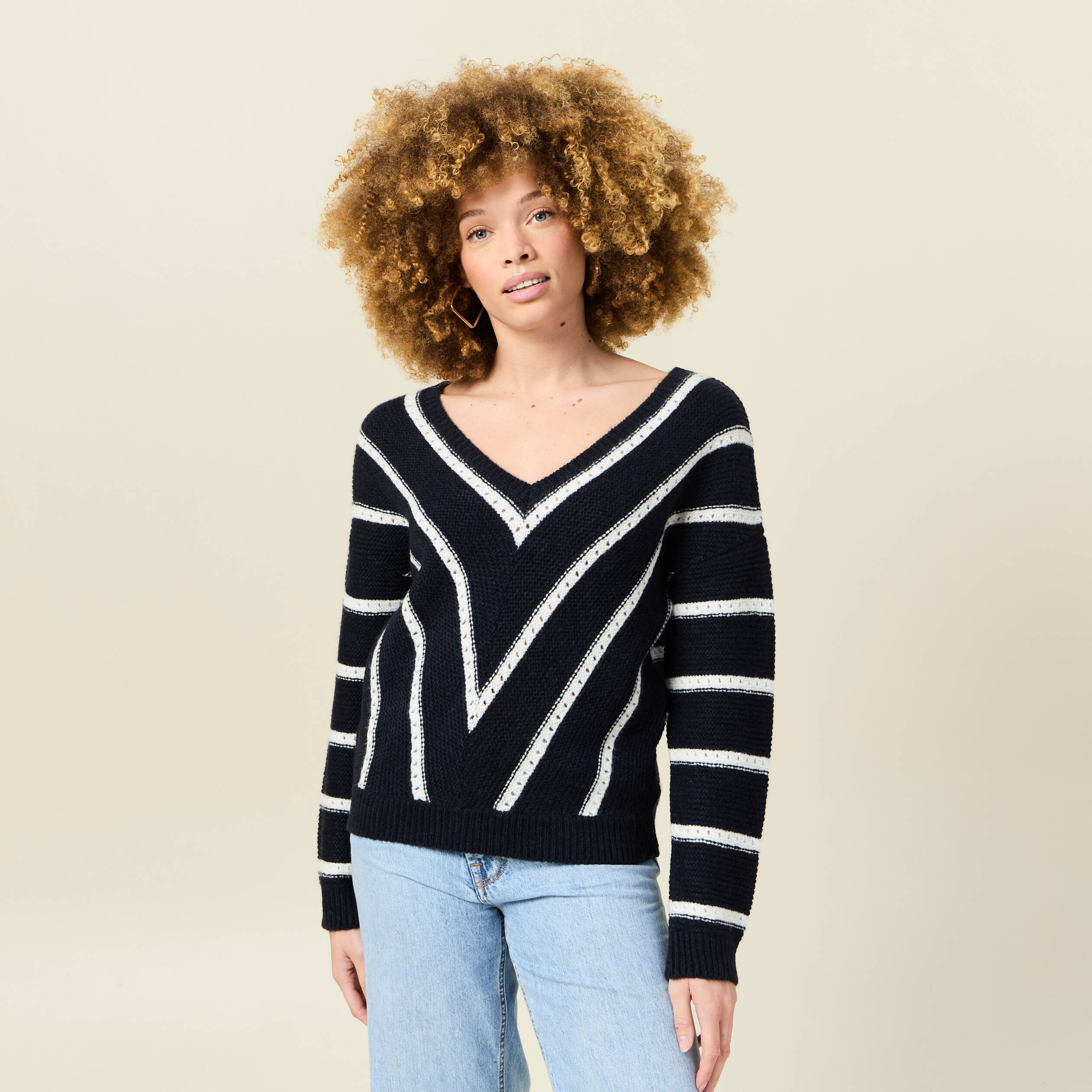 pull manches longues bleu marine femme Pull manches longues bleu marine femme