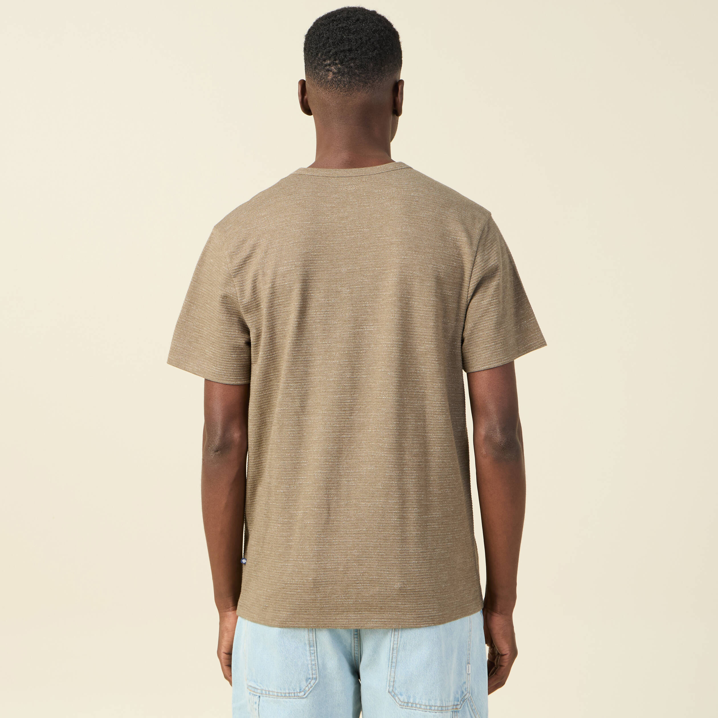 t shirt manches courtes vert kaki homme T-shirt manches courtes vert kaki homme