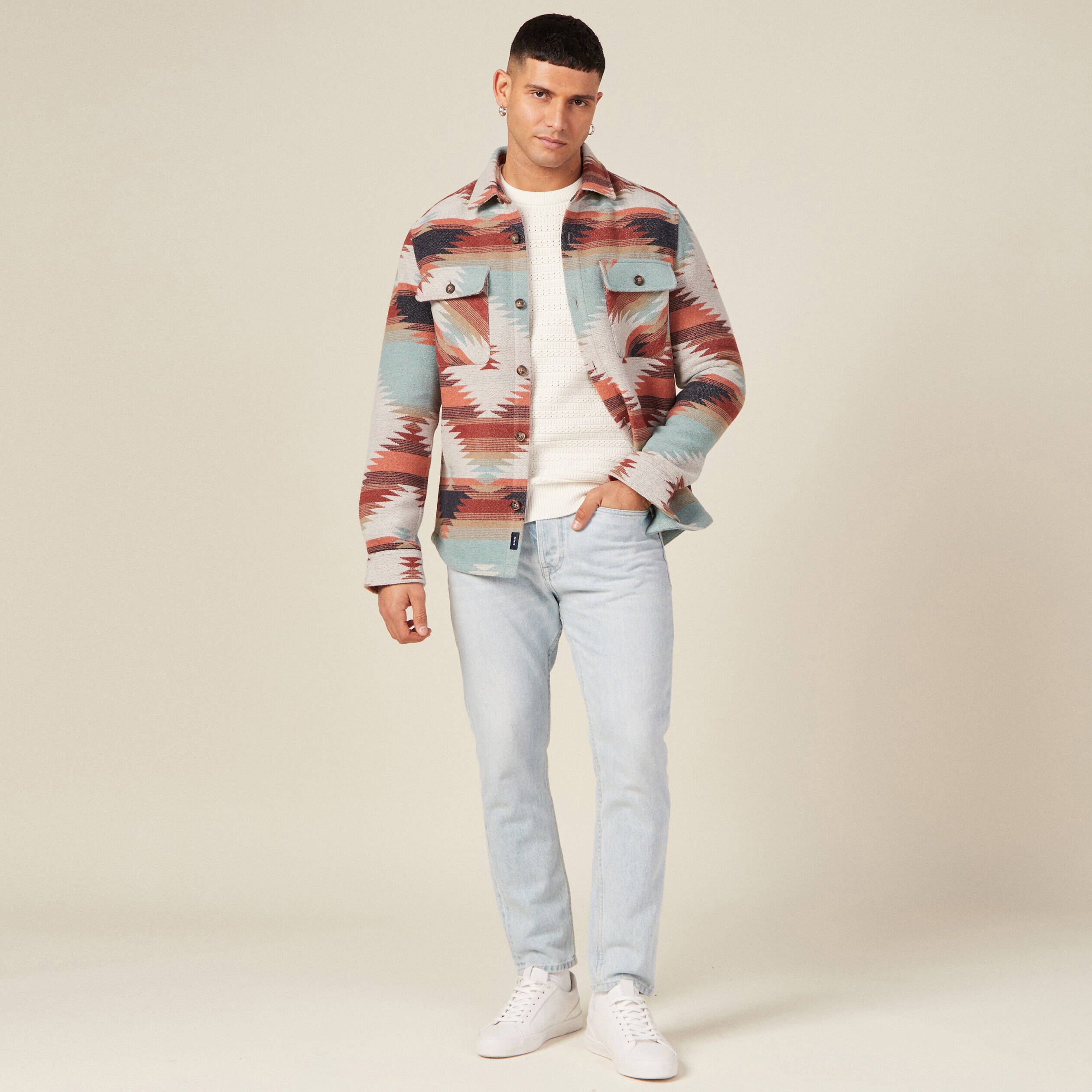 pull eco responsable ecru homme Pull éco-responsable ecru homme