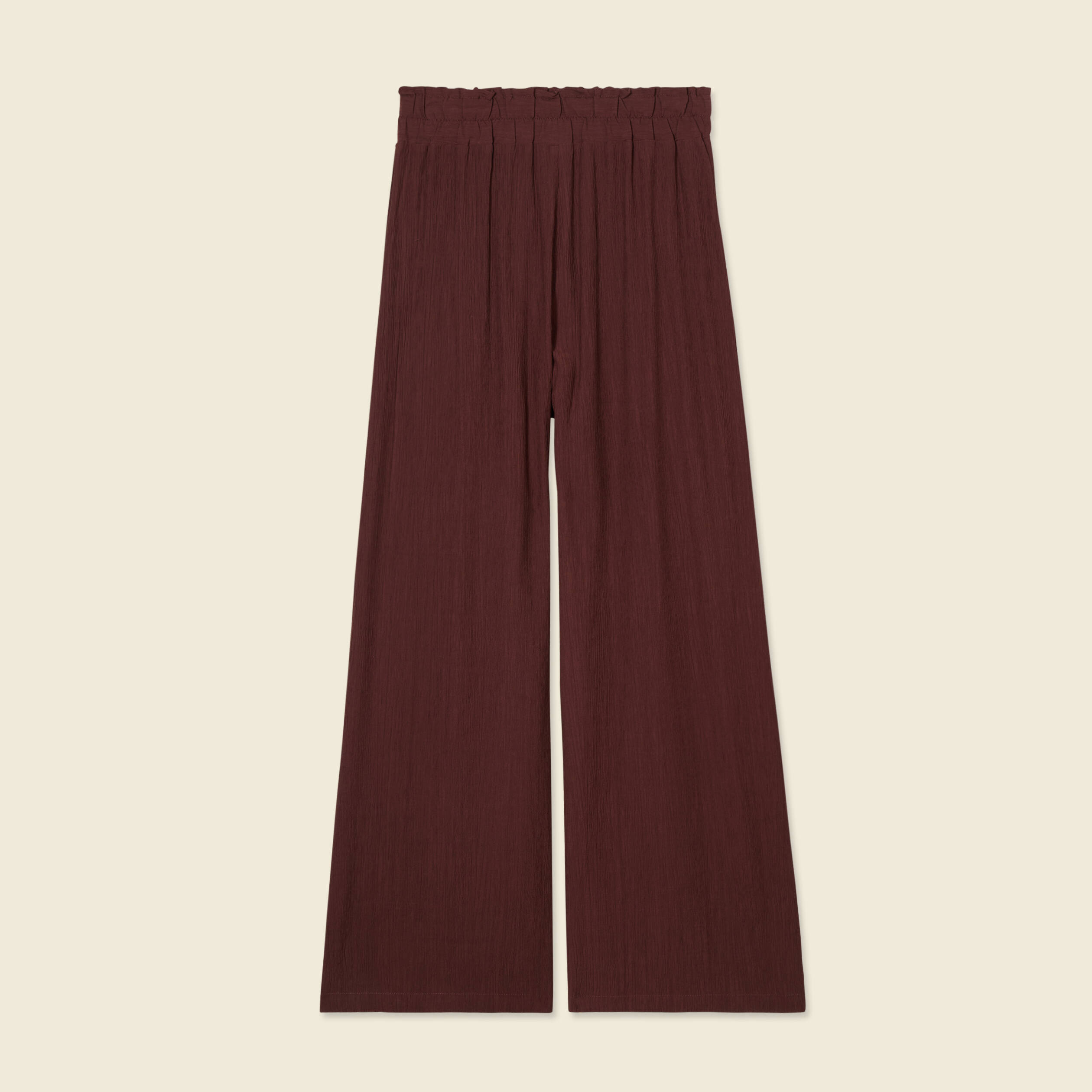 pantalon large bordeaux femme Pantalon large bordeaux femme