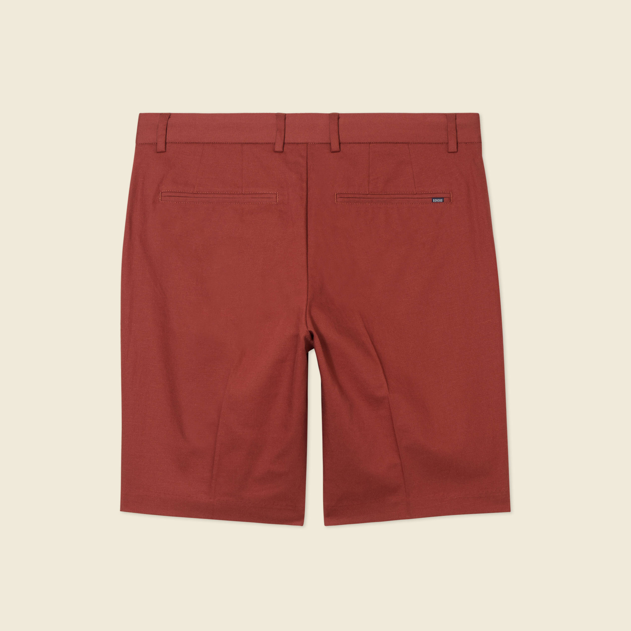 bermuda droit marron cognac homme Bermuda droit marron cognac homme