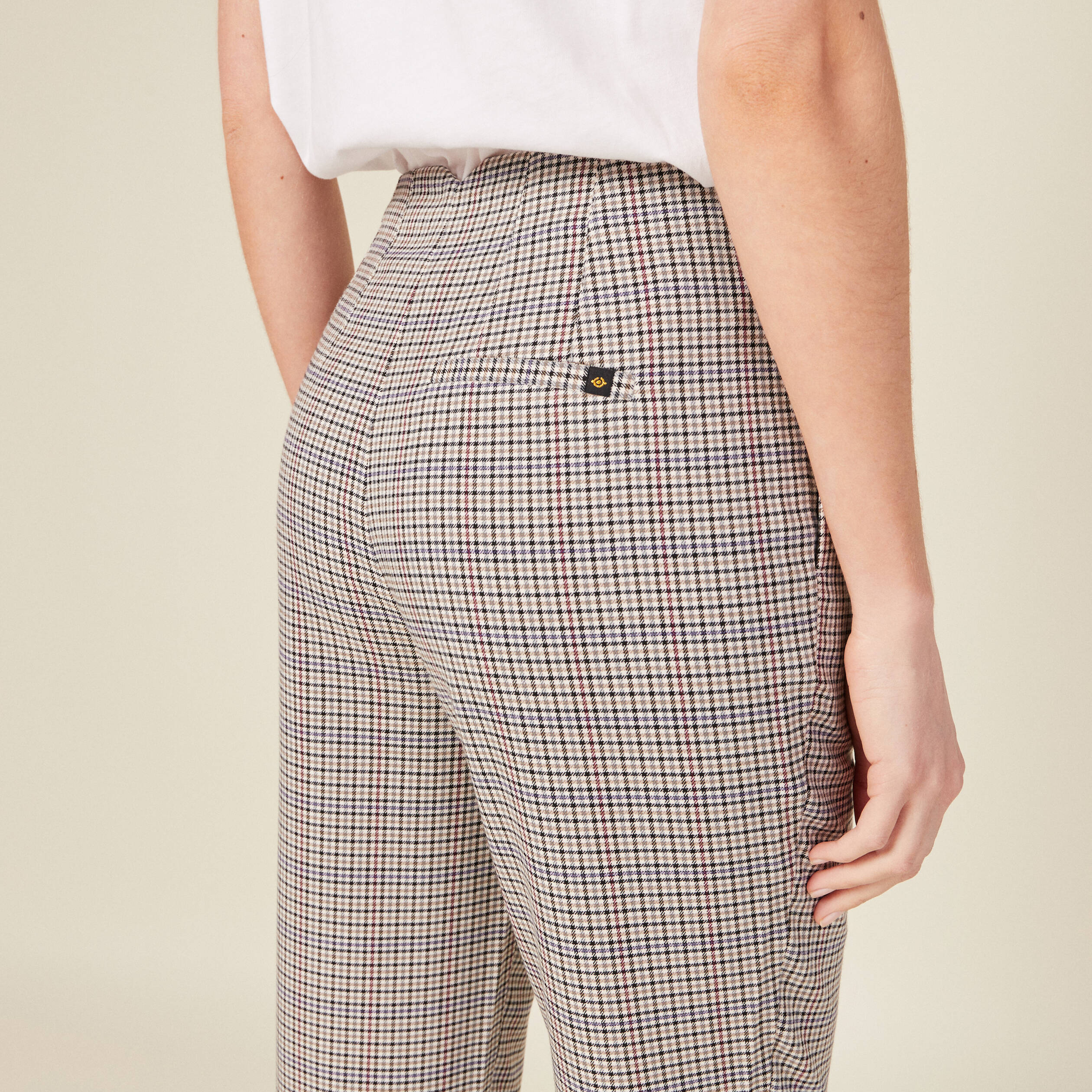 pantalon carotte bleu marine femme Pantalon carotte bleu marine femme