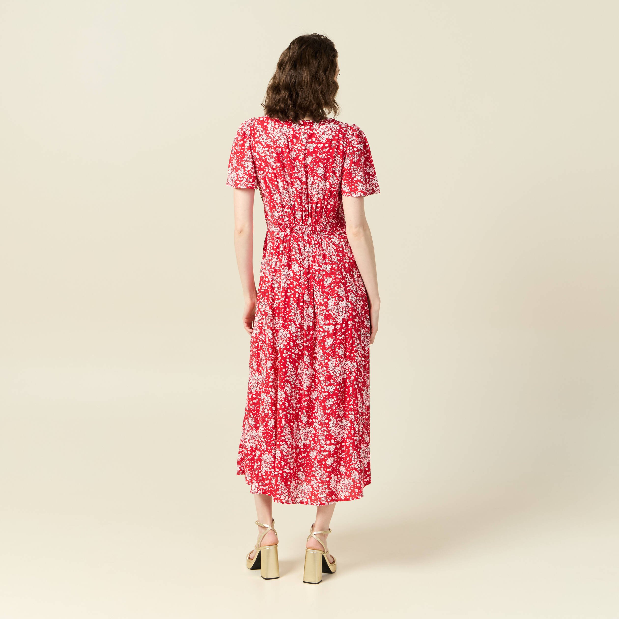robe longue eco responsable rouge femme Robe longue éco-responsable rouge femme