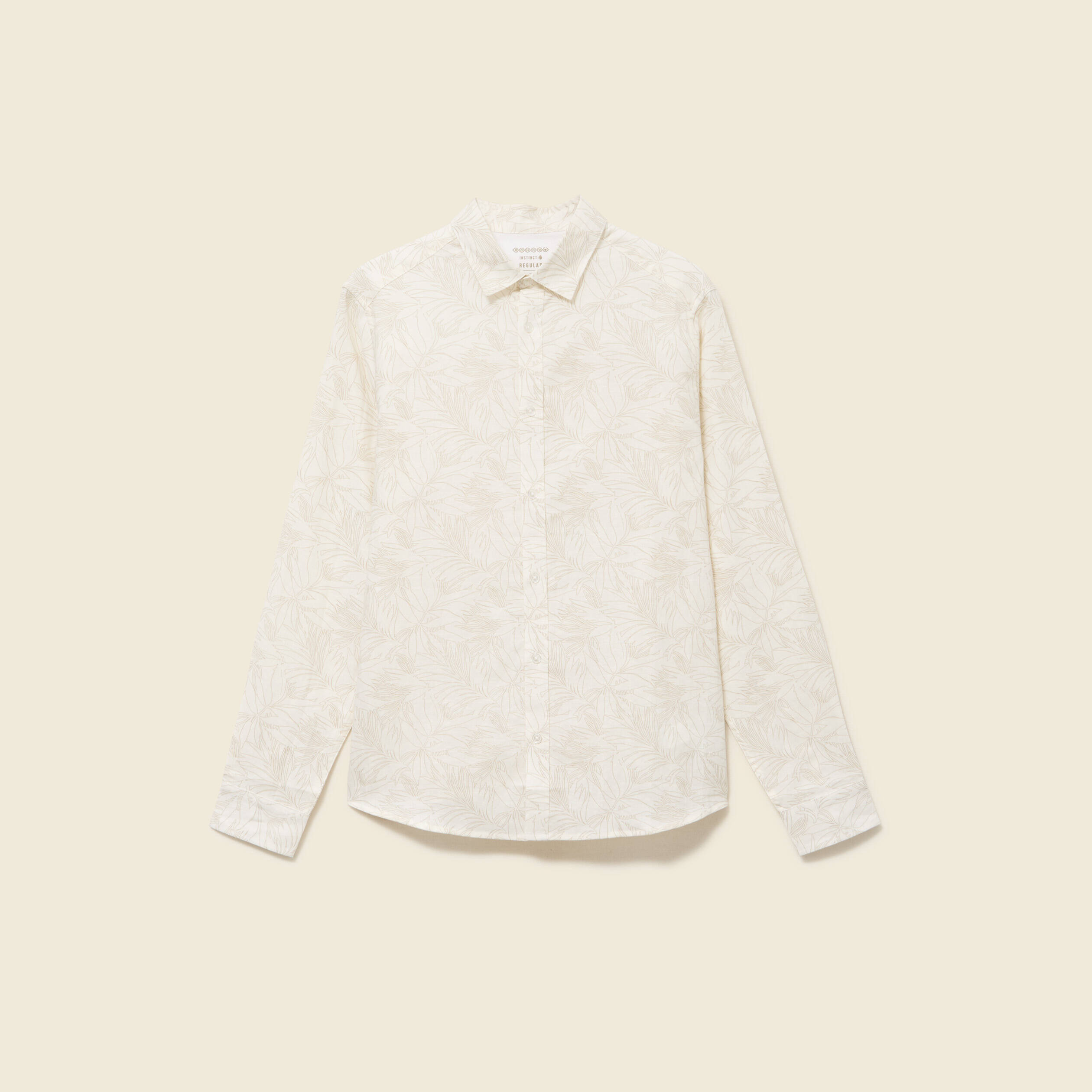 Chemise manches longues blanc homme