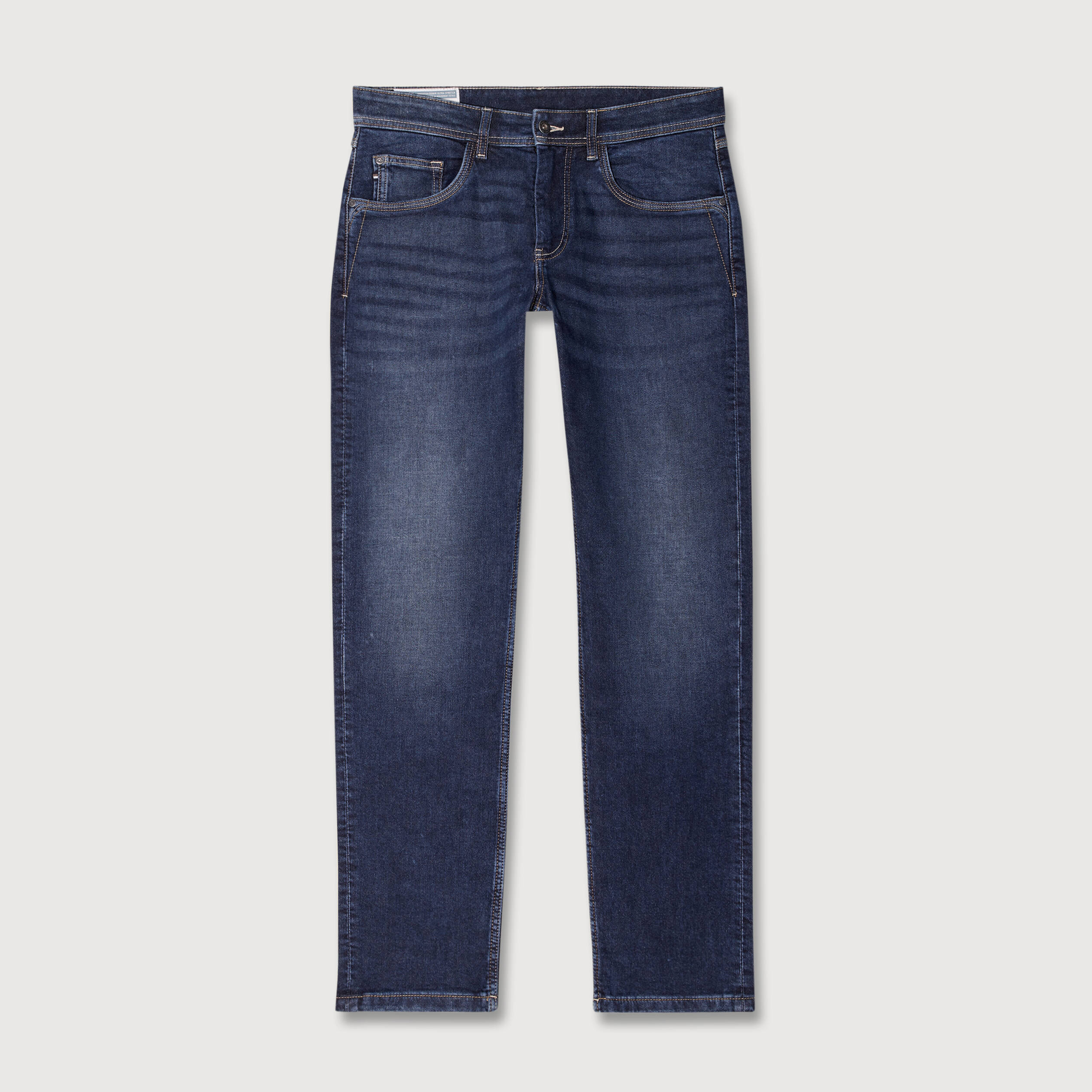 Jeans straight ultra stretch denim brut homme