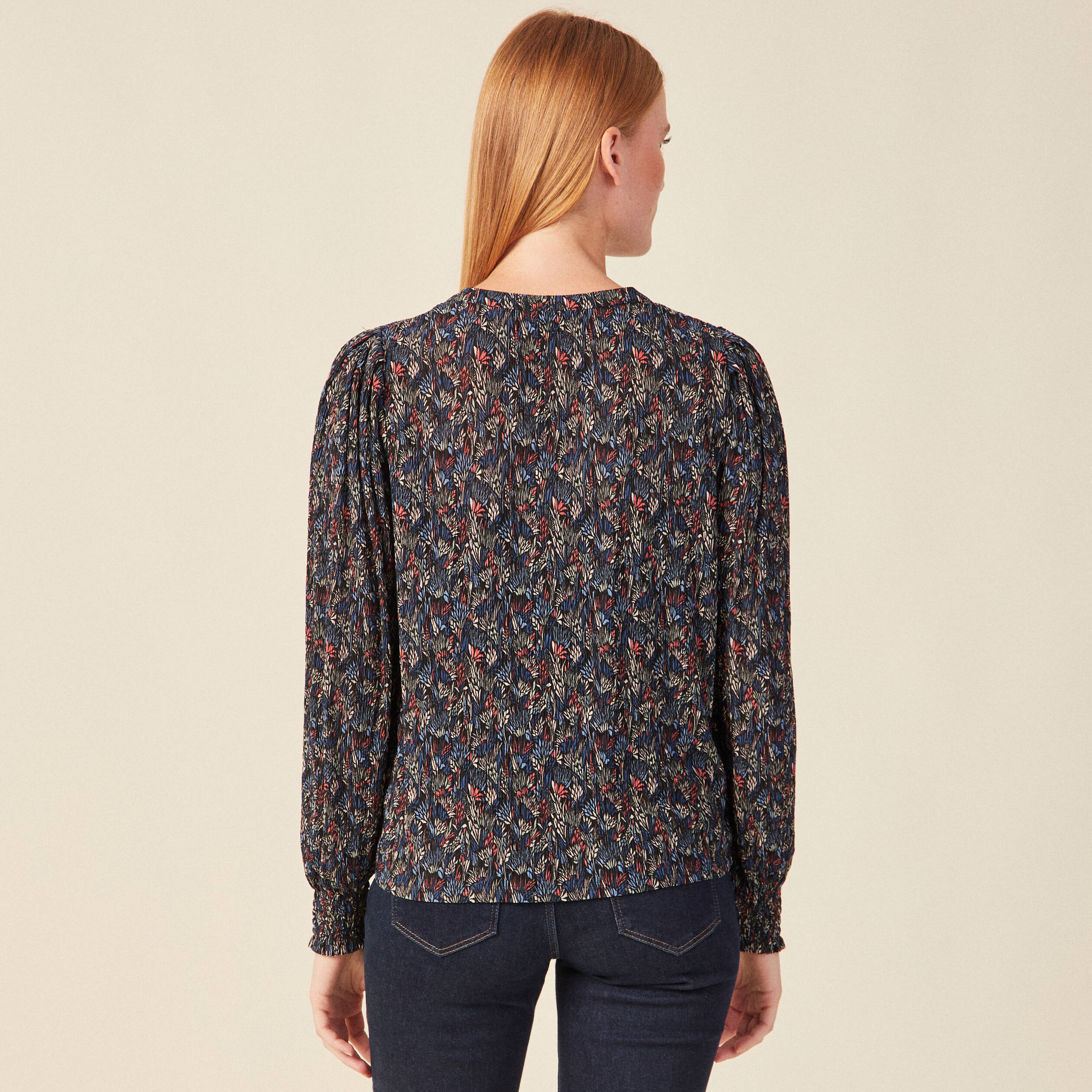 T-shirt éco-responsable multicolore femme