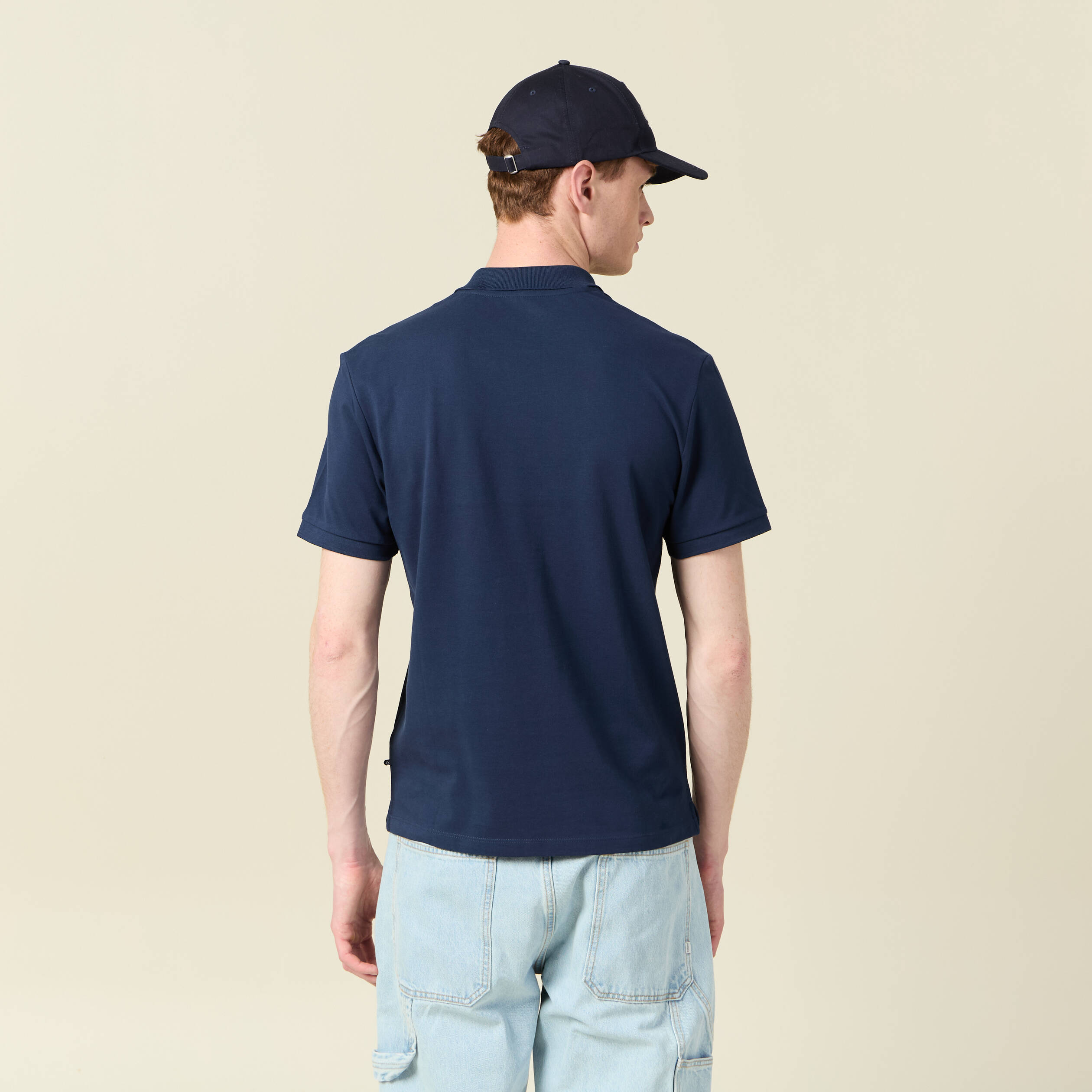 polo manches courtes bleu marine homme Polo manches courtes bleu marine homme