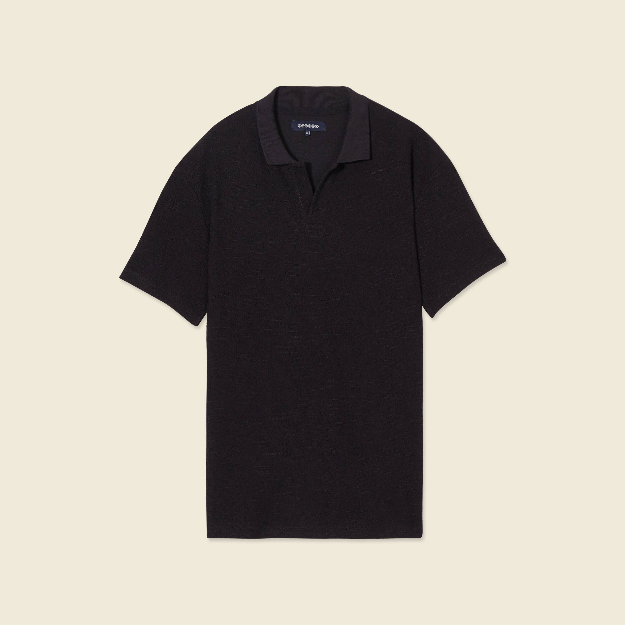 Polo manches courtes noir homme
