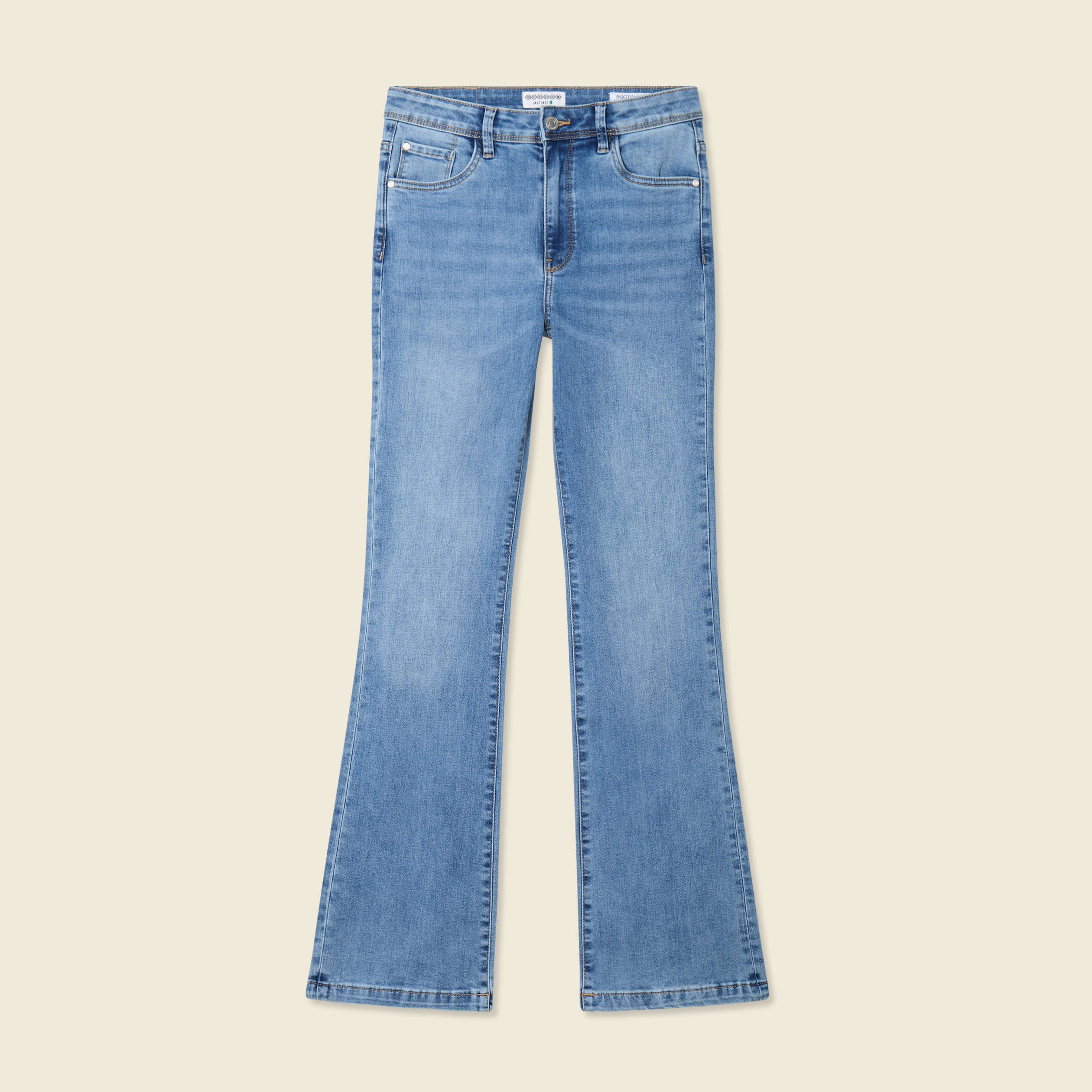 jeans yoko bootcut denim used femme Jeans Yoko - bootcut denim used femme