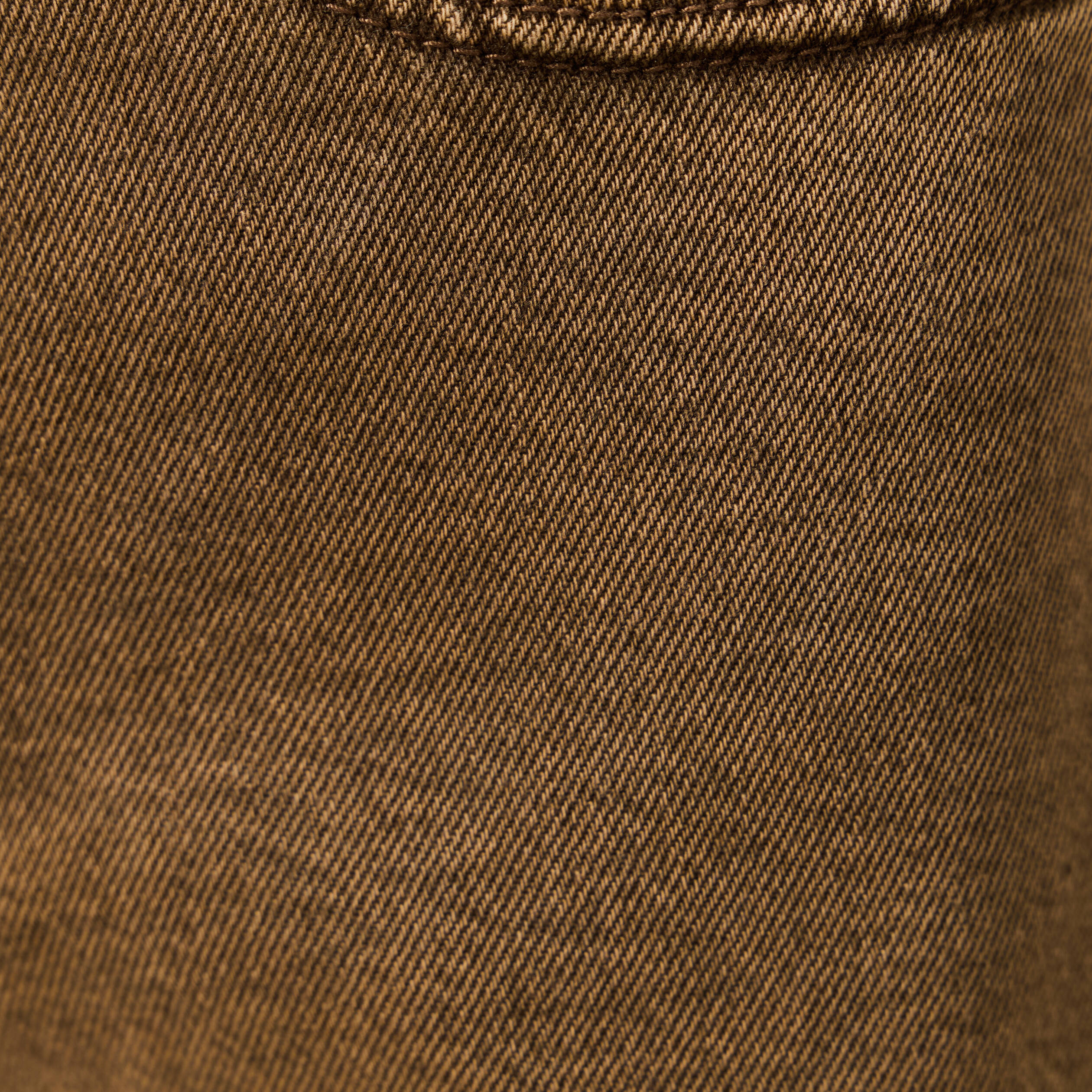 Jeans mom 7/8&egrave;me marron fonc&eacute; femme