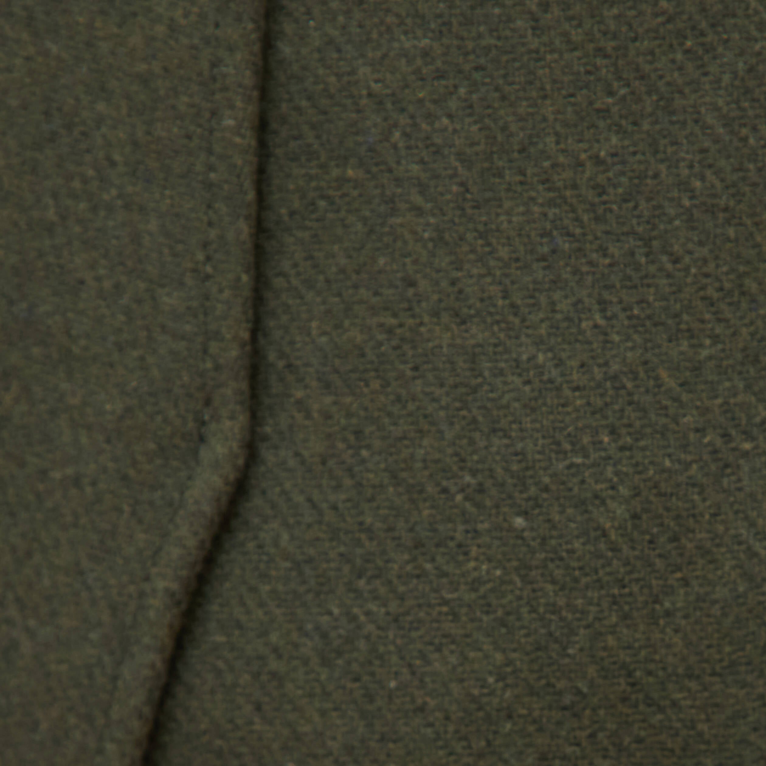 Caban oversize court &agrave; capuche vert olive femme