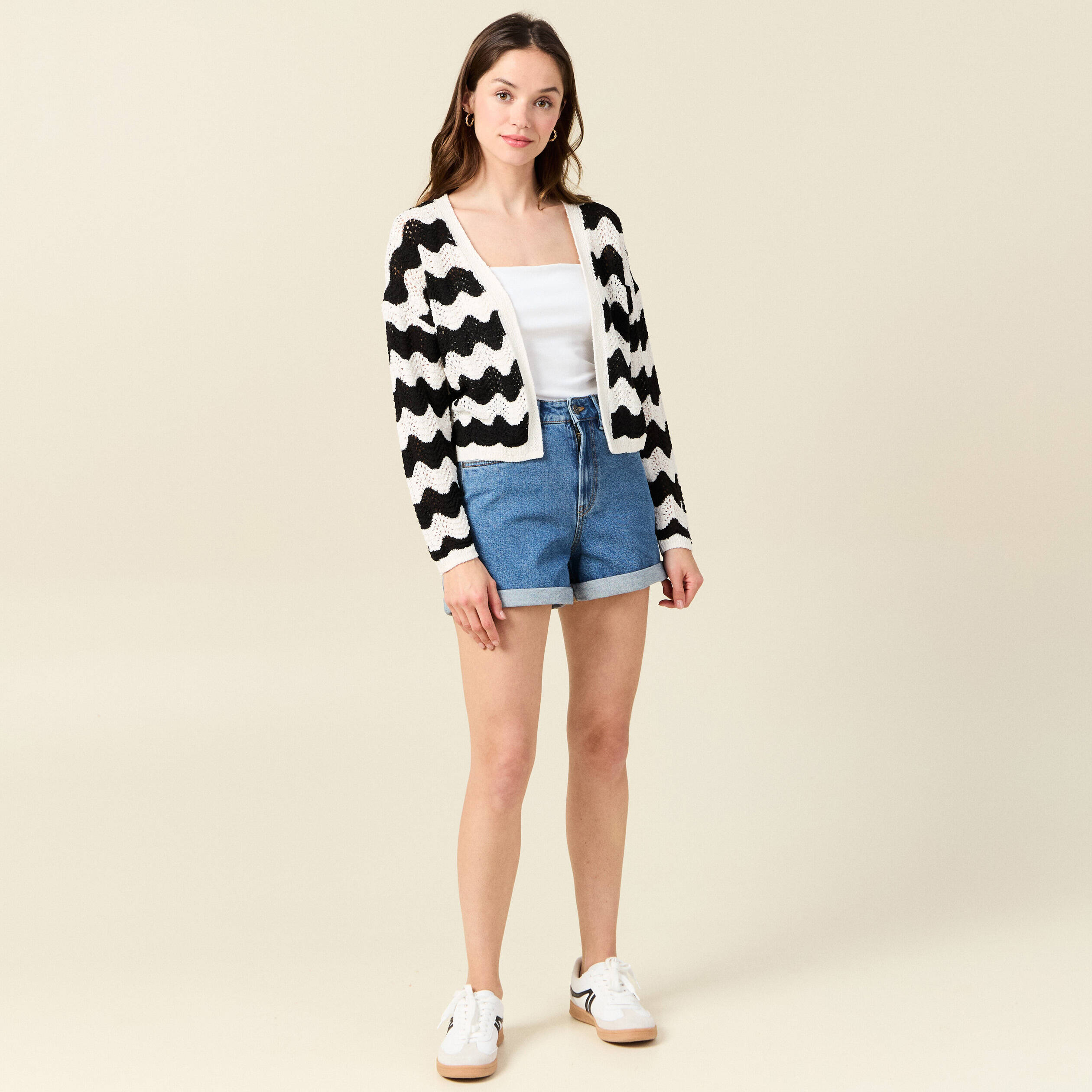 bustier cropped a bretelles blanc femme Bustier cropped à bretelles blanc femme