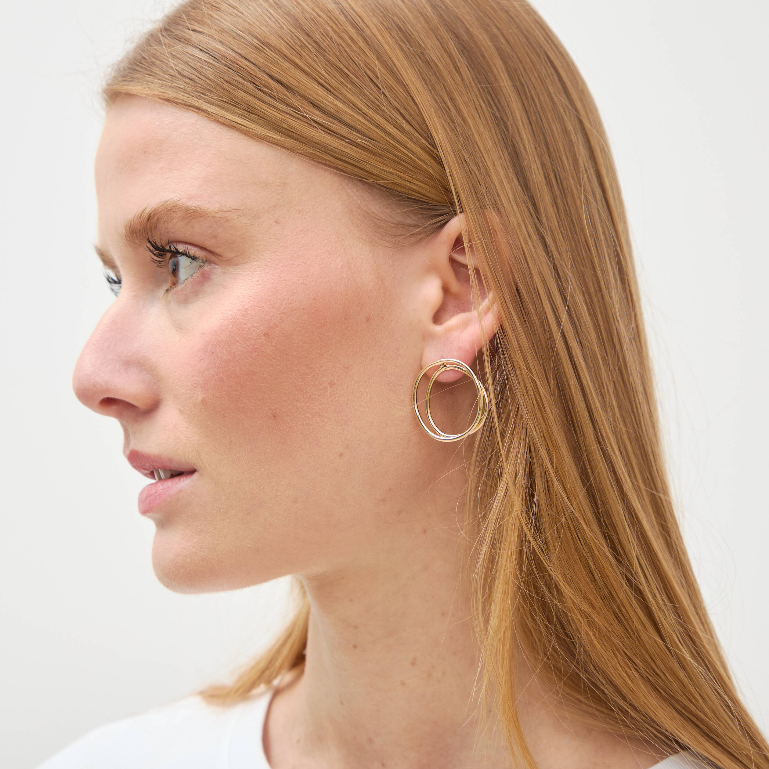 Boucles d'oreilles couleur or femme