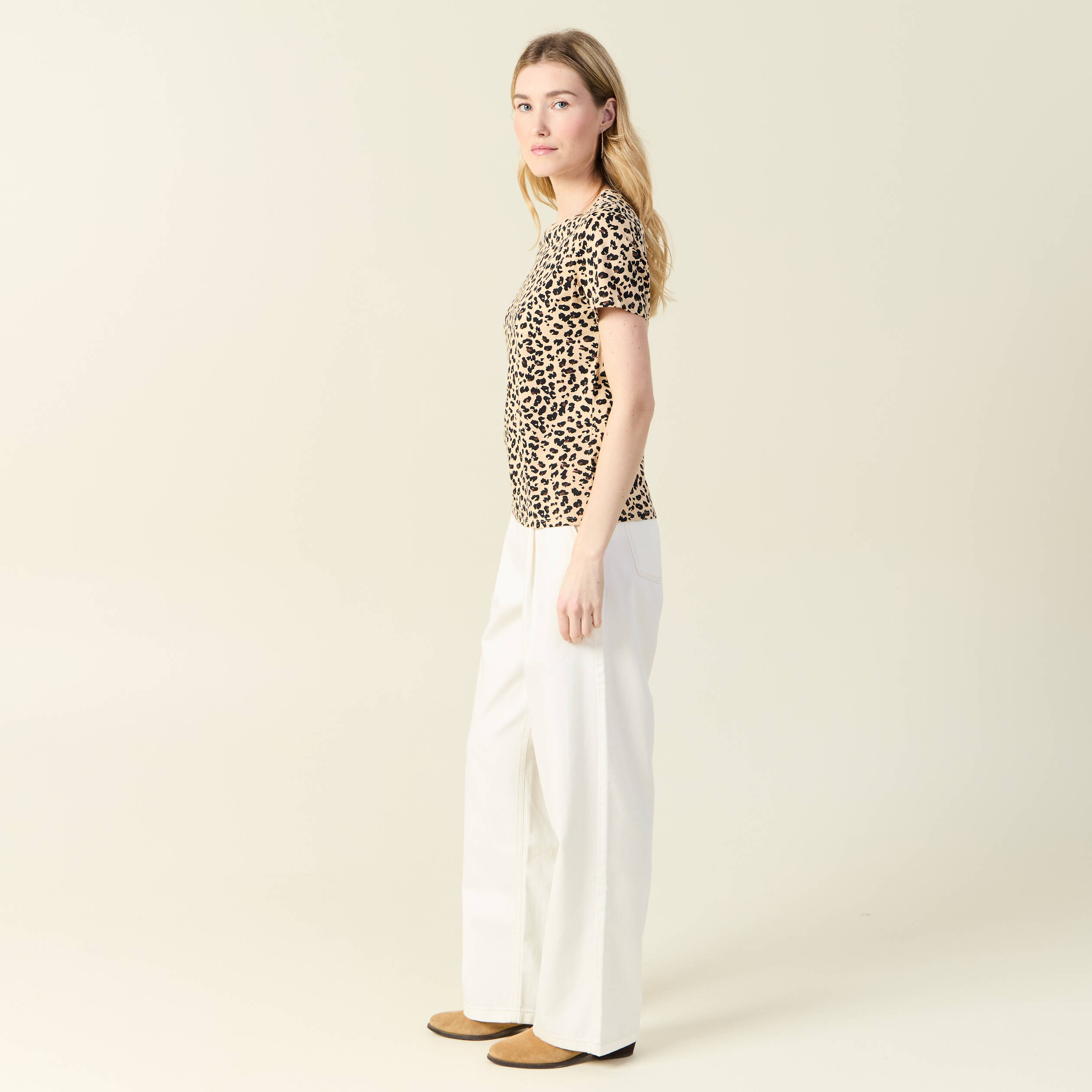 t shirt manches courtes terracotta femme T-shirt manches courtes terracotta femme