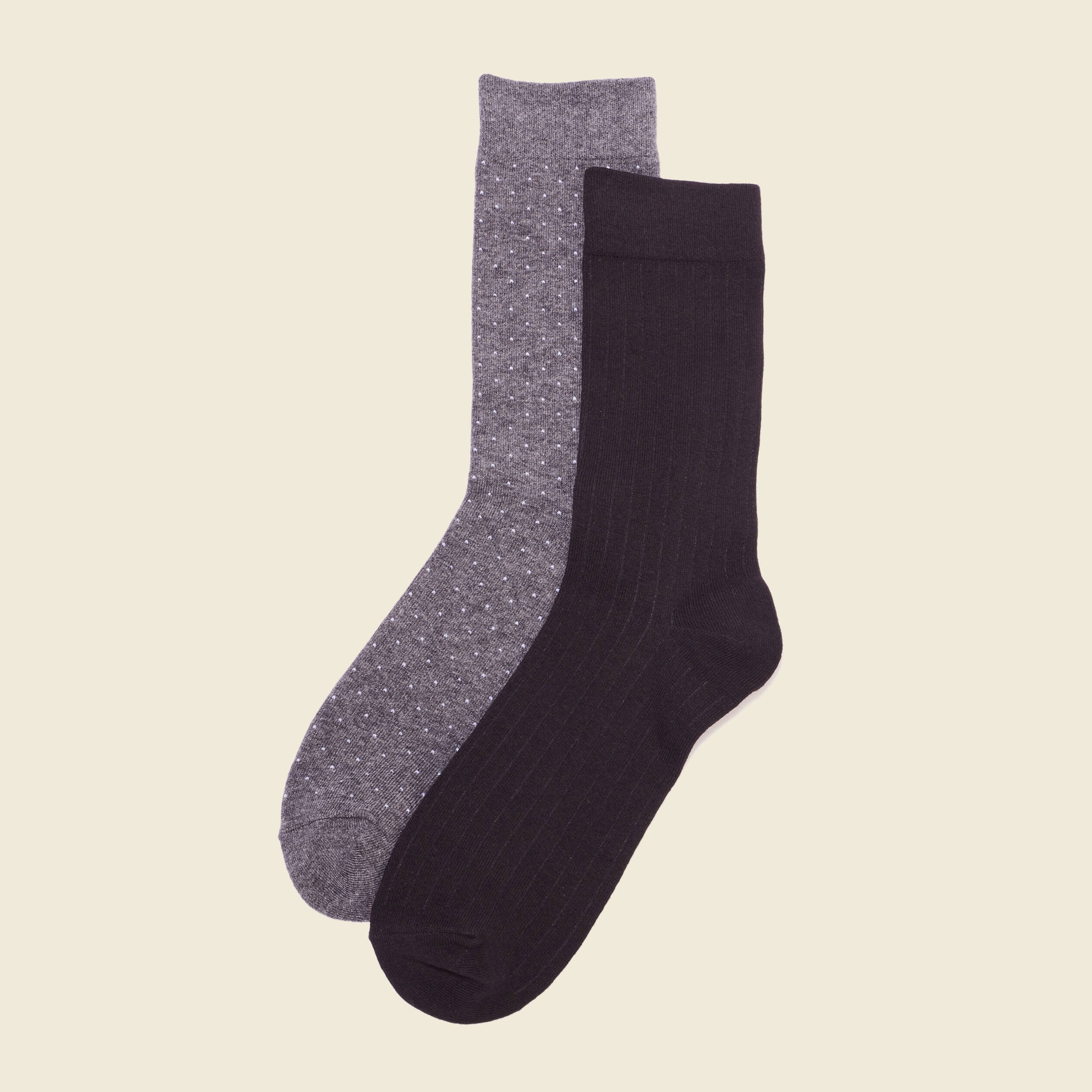lot 2 paires chaussettes gris fonce homme Lot 2 paires chaussettes gris foncé homme