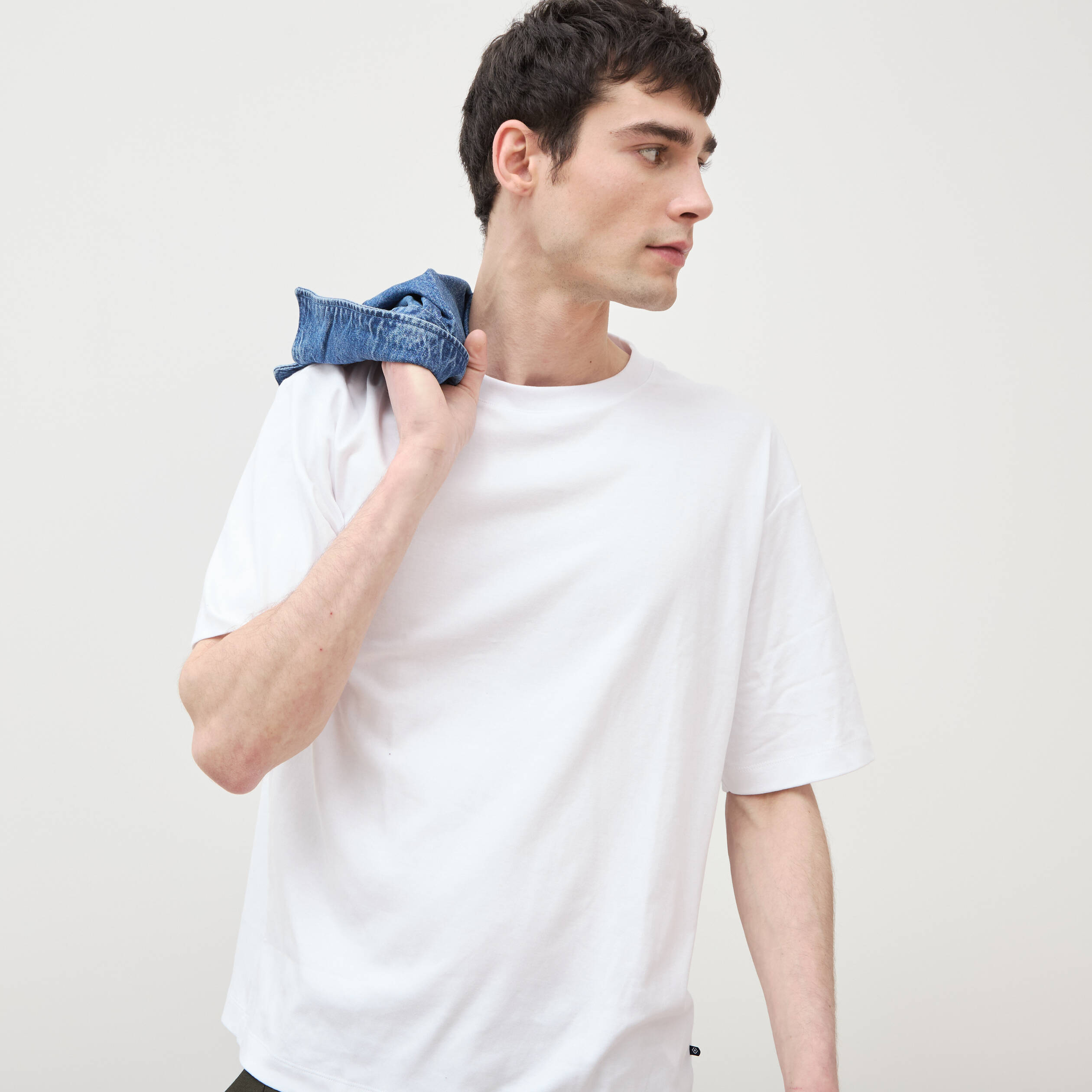 T-shirt manches courtes blanc homme