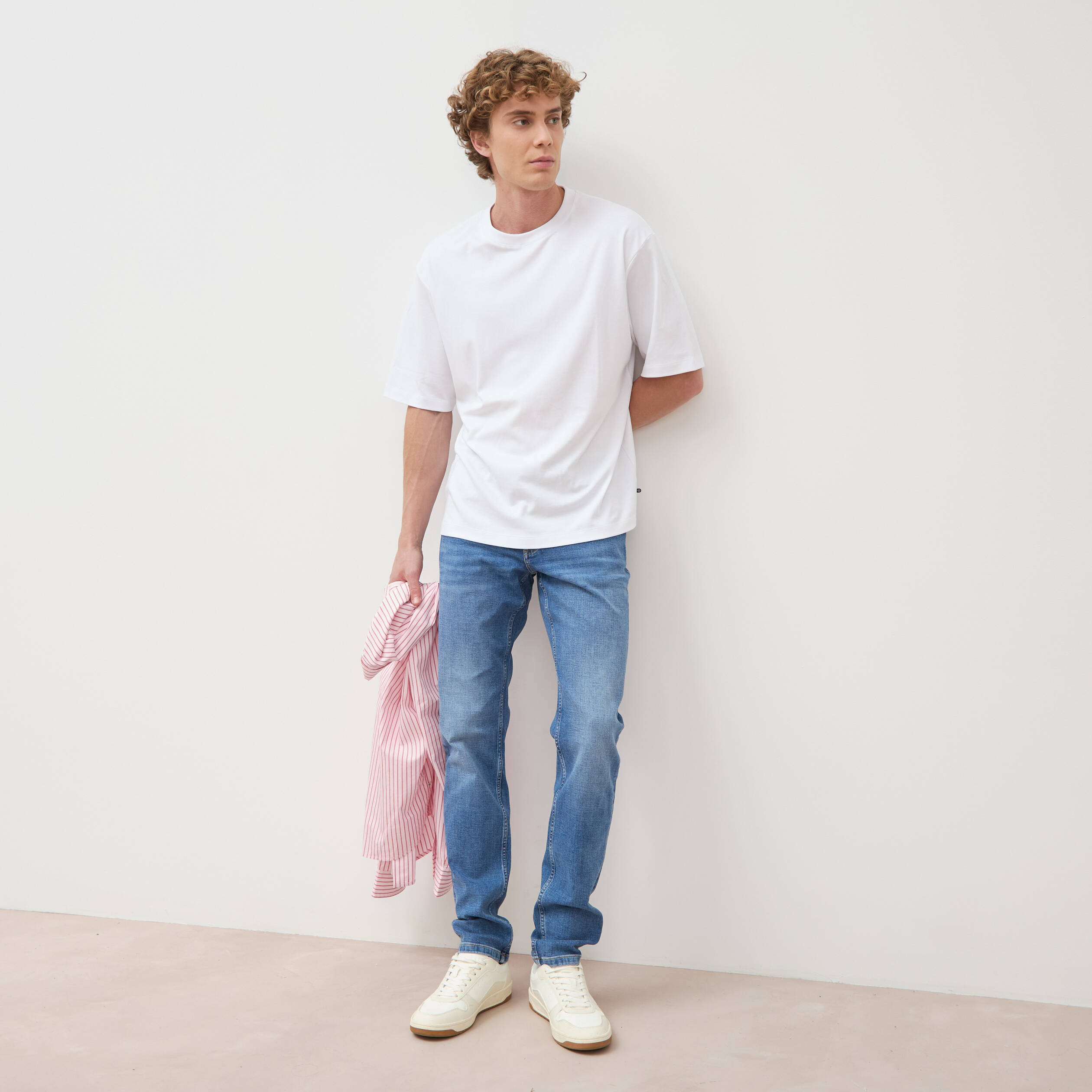 Jeans slim denim stone homme