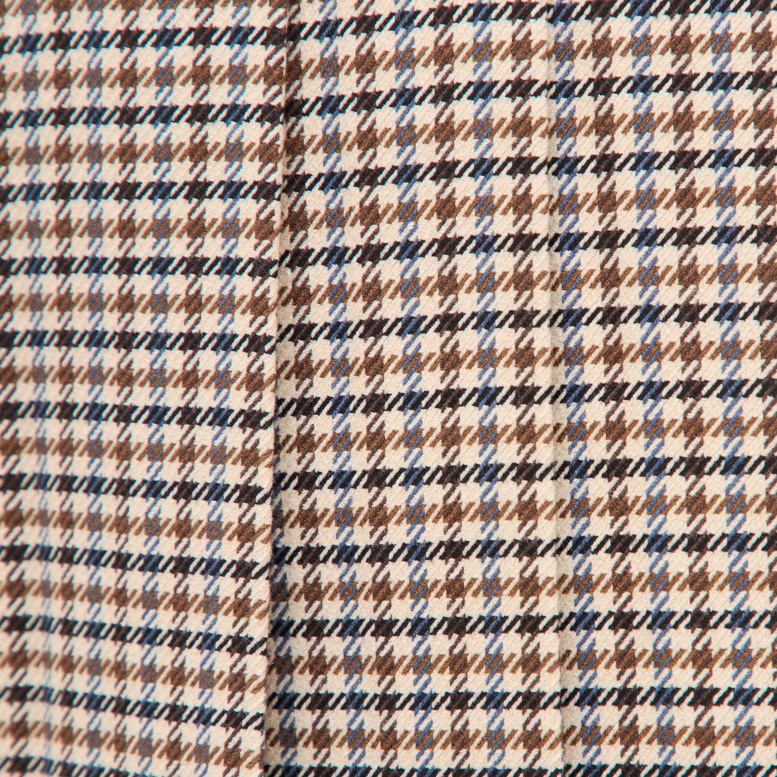 Jupe taille haute doubl&eacute;e marron femme
