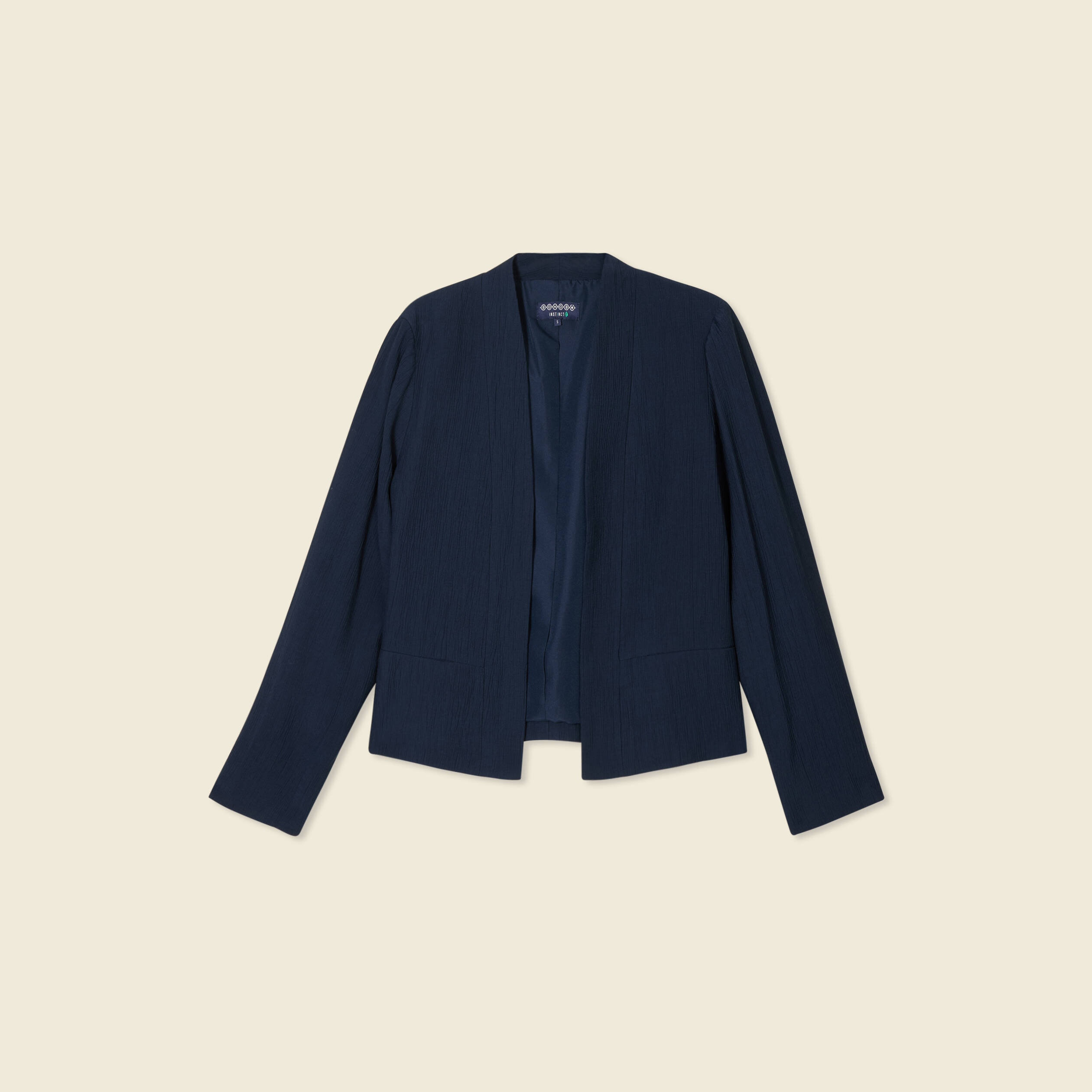 veste esprit blazer fluide bleu marine femme Veste esprit blazer fluide bleu marine femme