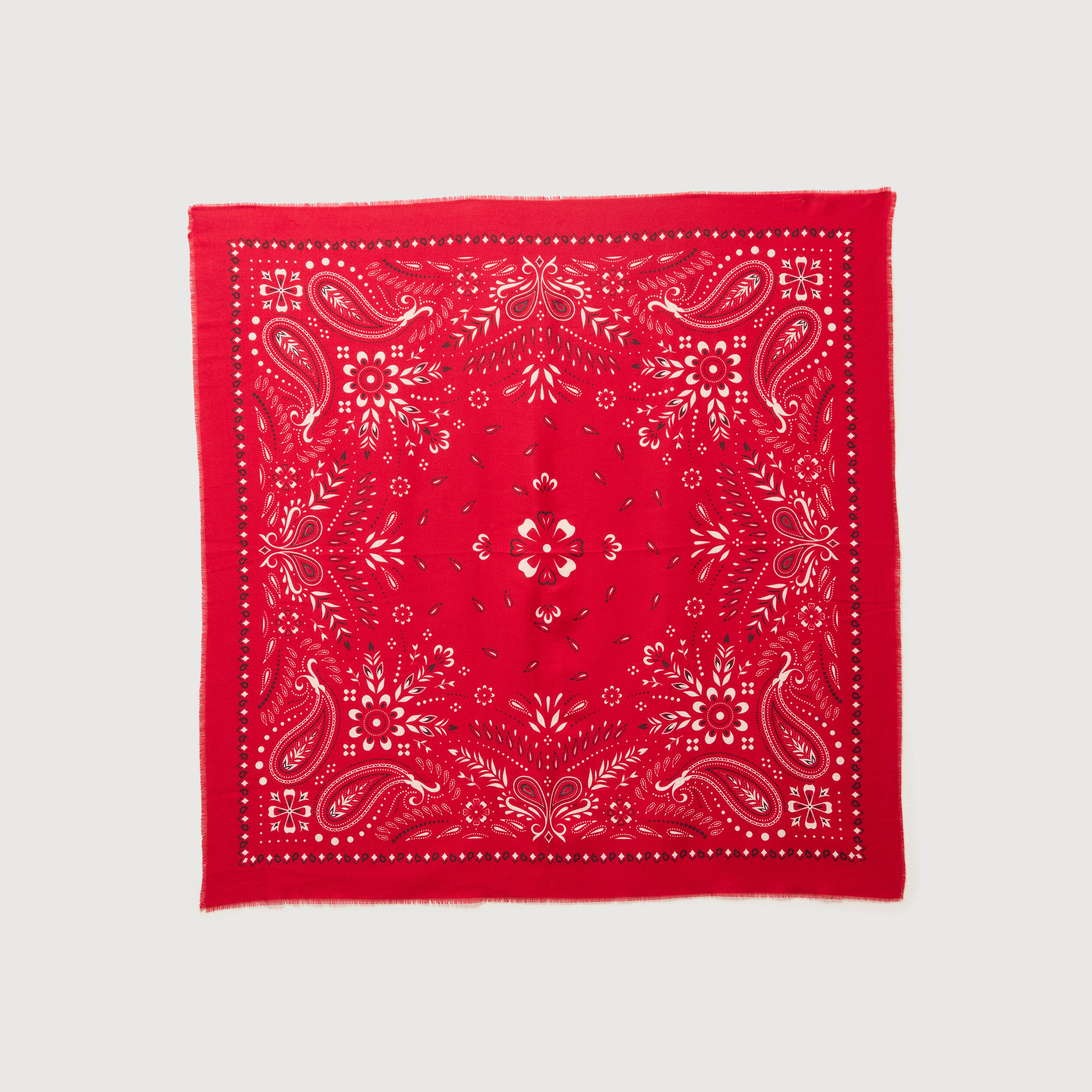 Foulard rouge femme