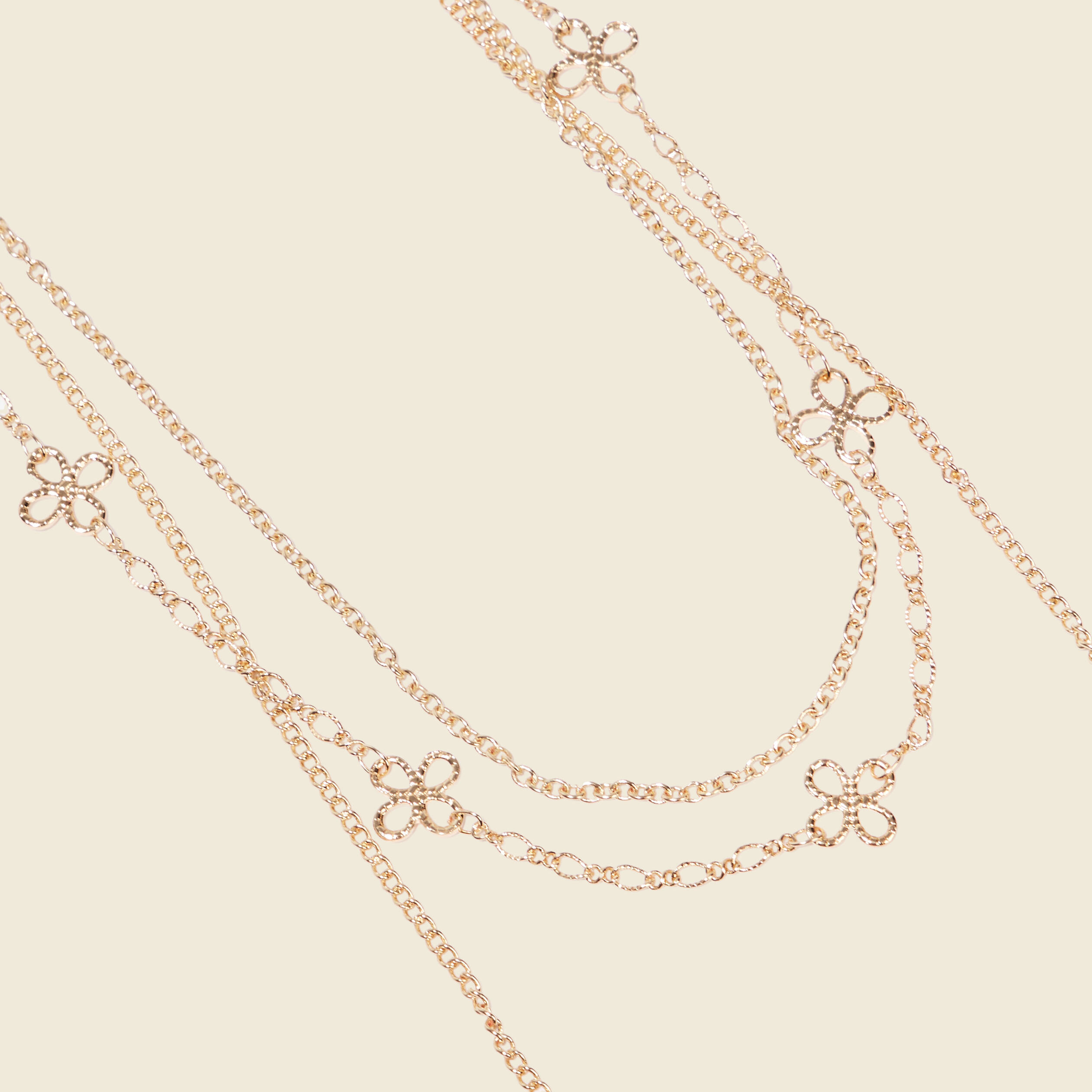 collier multirangs couleur or femme Collier multirangs couleur or femme