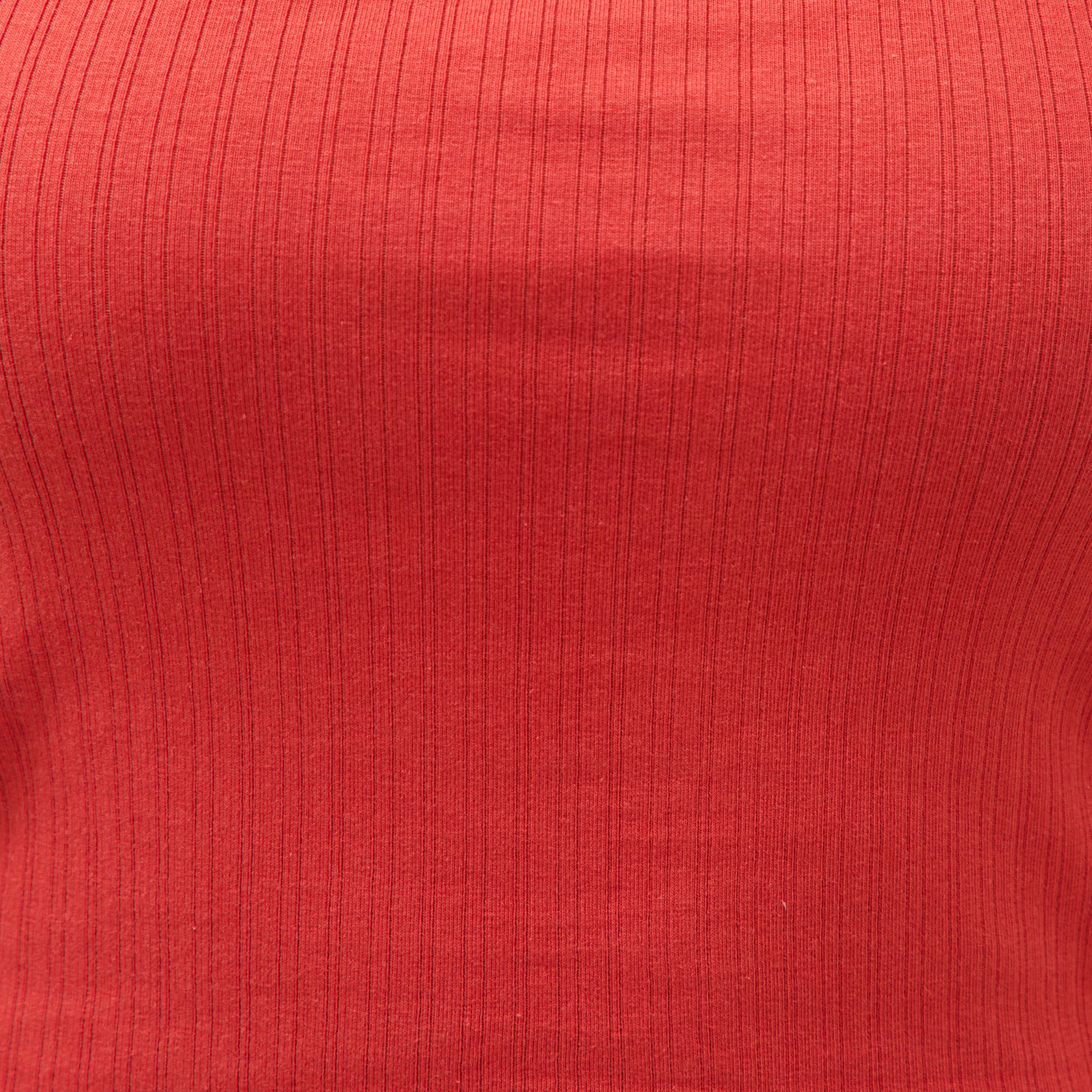 D&eacute;bardeur 2 en 1 avec brassi&egrave;re int&eacute;gr&eacute;e orange fonc&eacute; femme