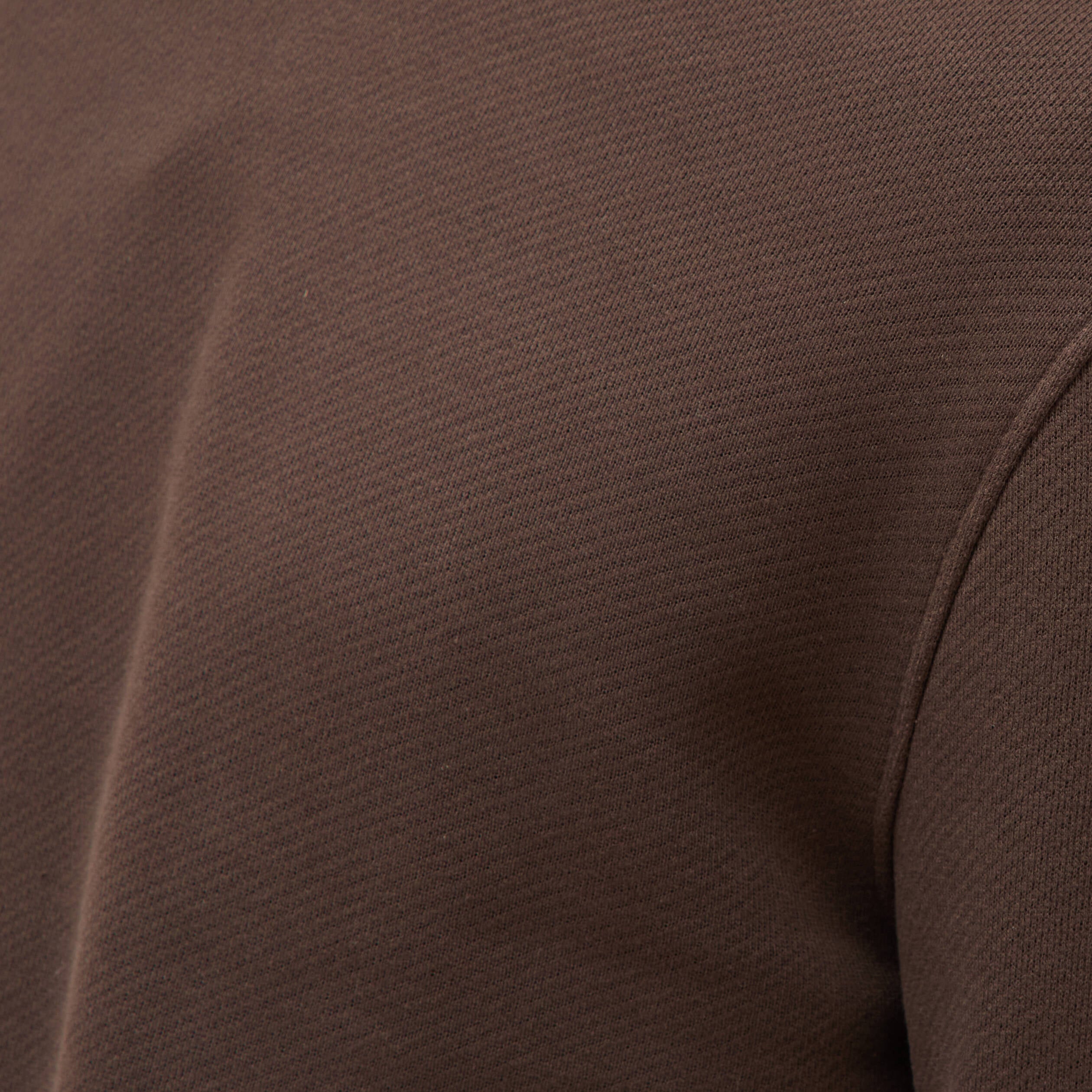 Sweat manches longues marron homme