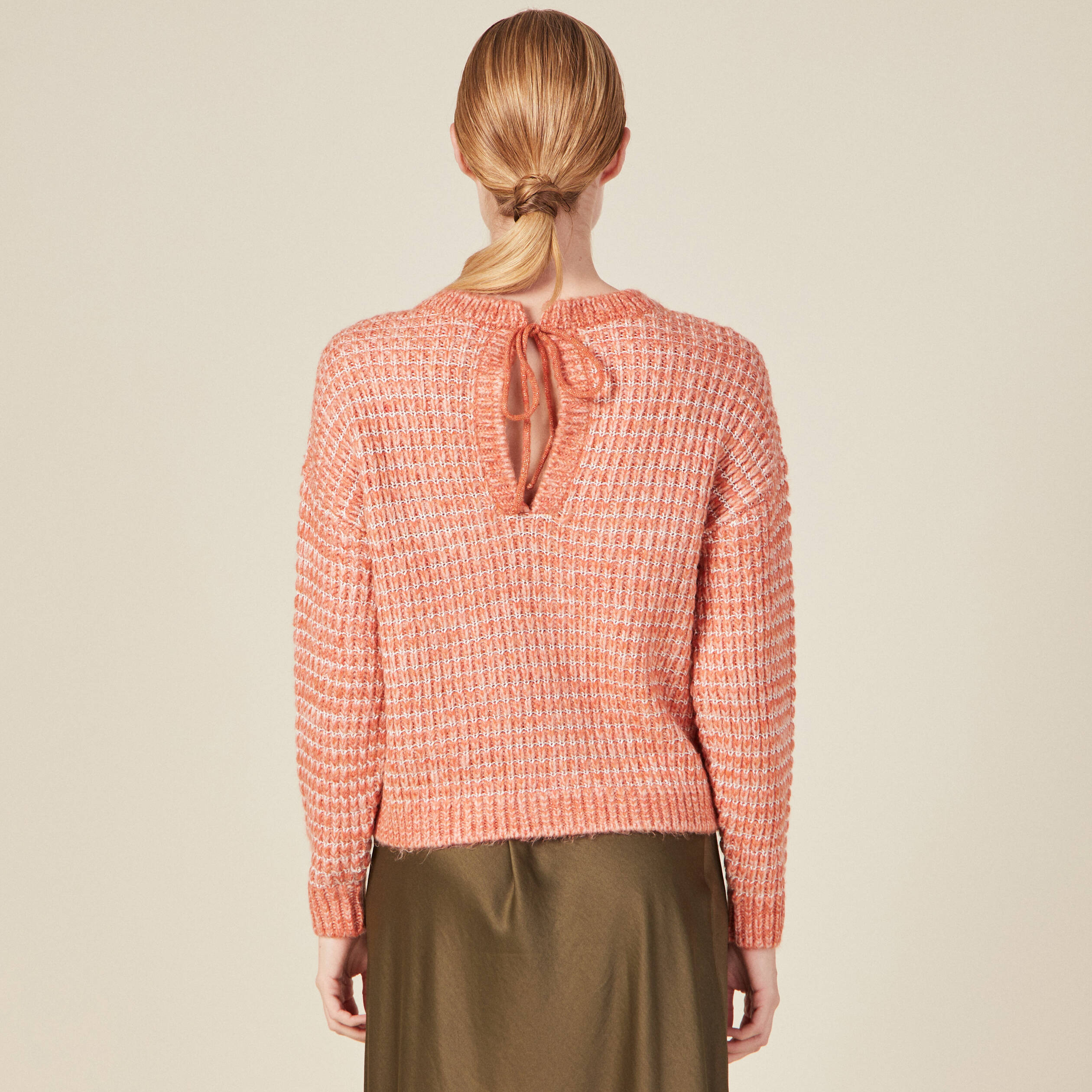 pull manches longues rouge clair femme Pull manches longues rouge clair femme