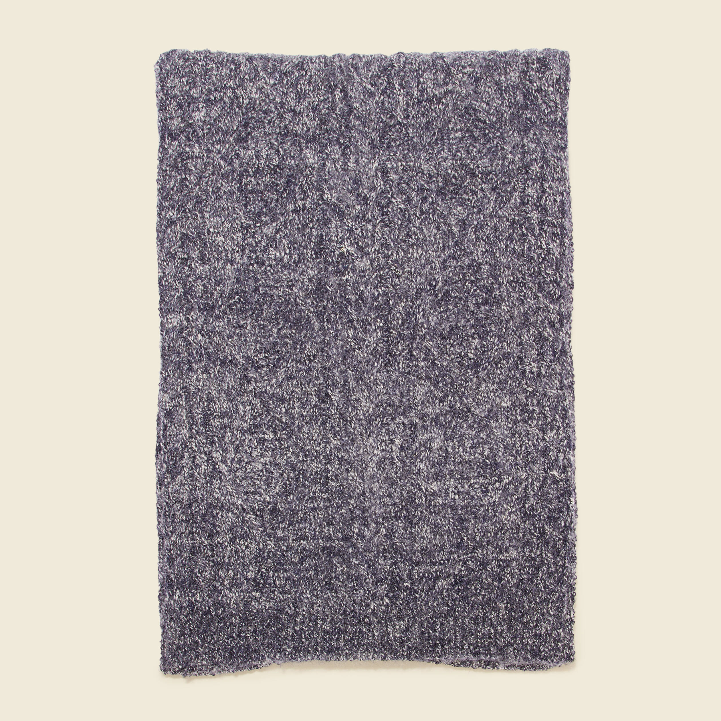 &Eacute;charpe tricot&eacute;e bleu marine homme