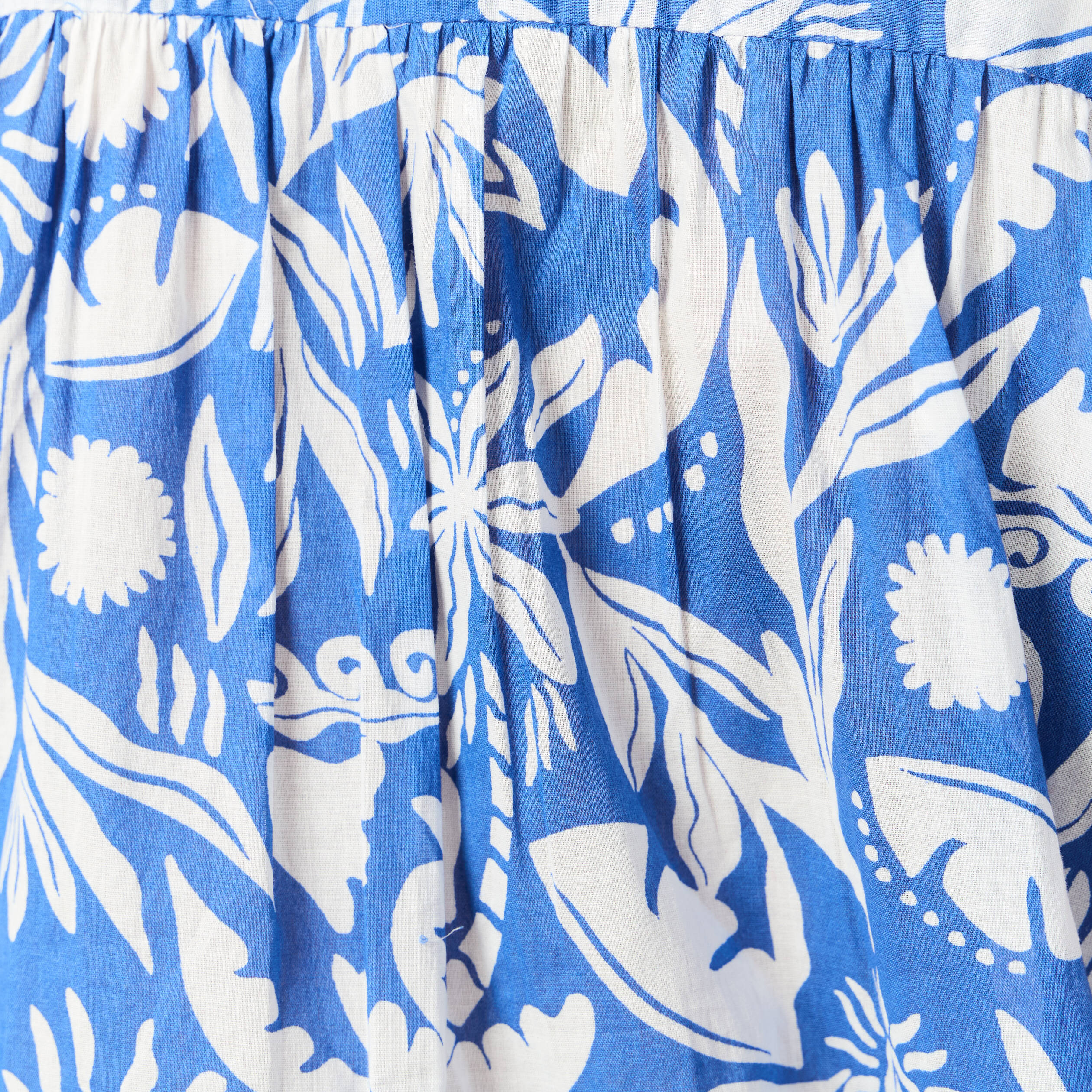 Blouse manches courtes bleu femme