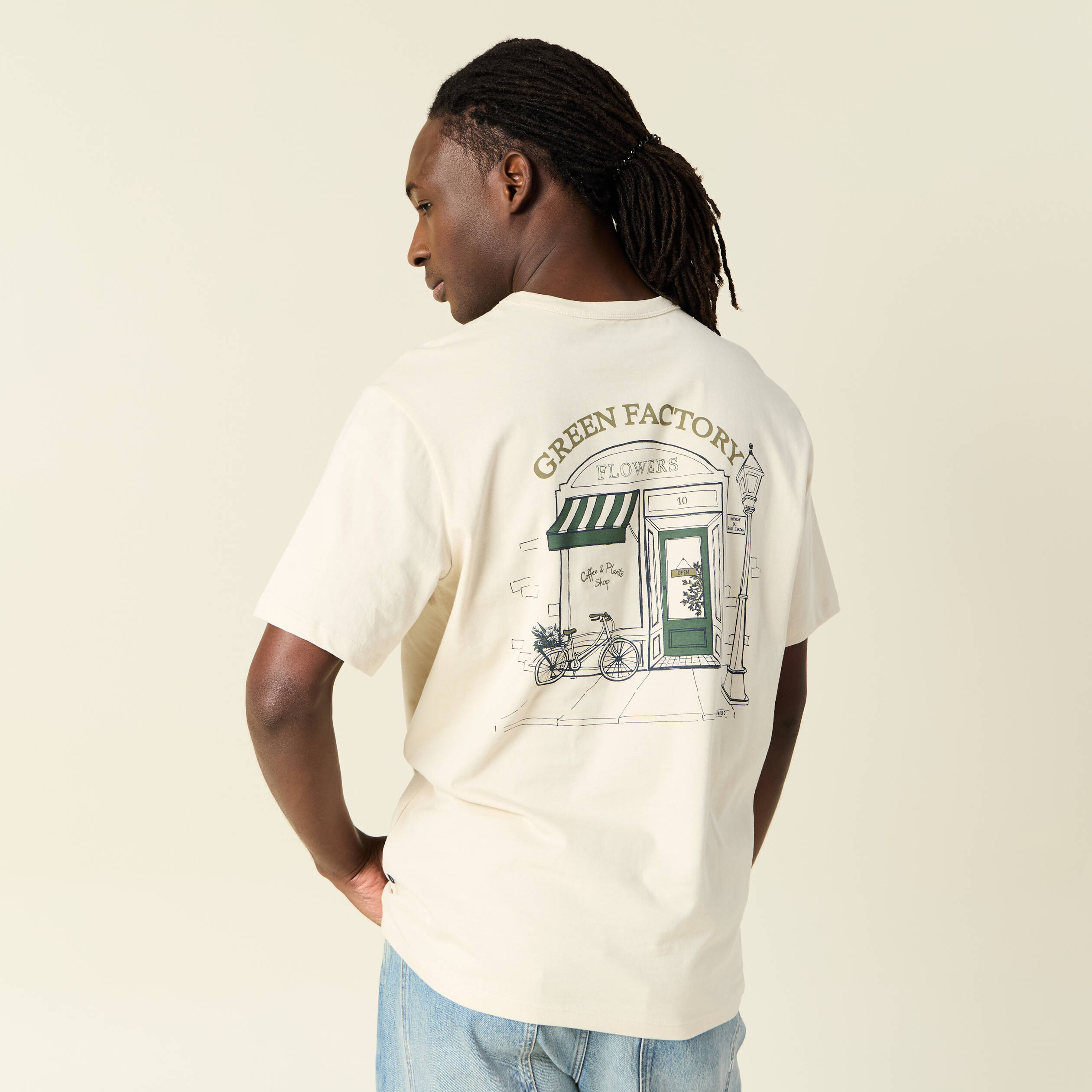 t shirt manches courtes sable homme T-shirt manches courtes sable homme