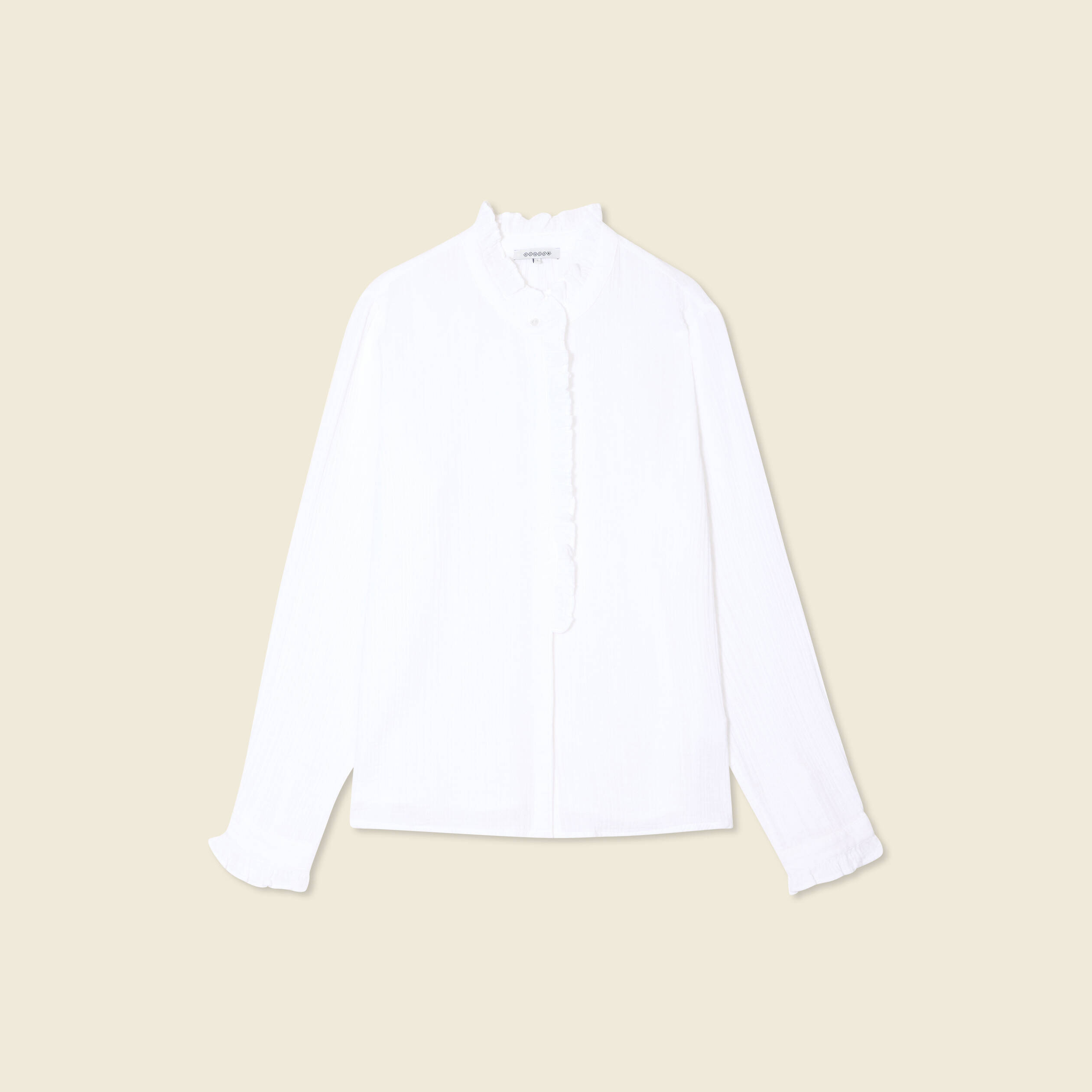 chemise manches longues blanc femme Chemise manches longues blanc femme