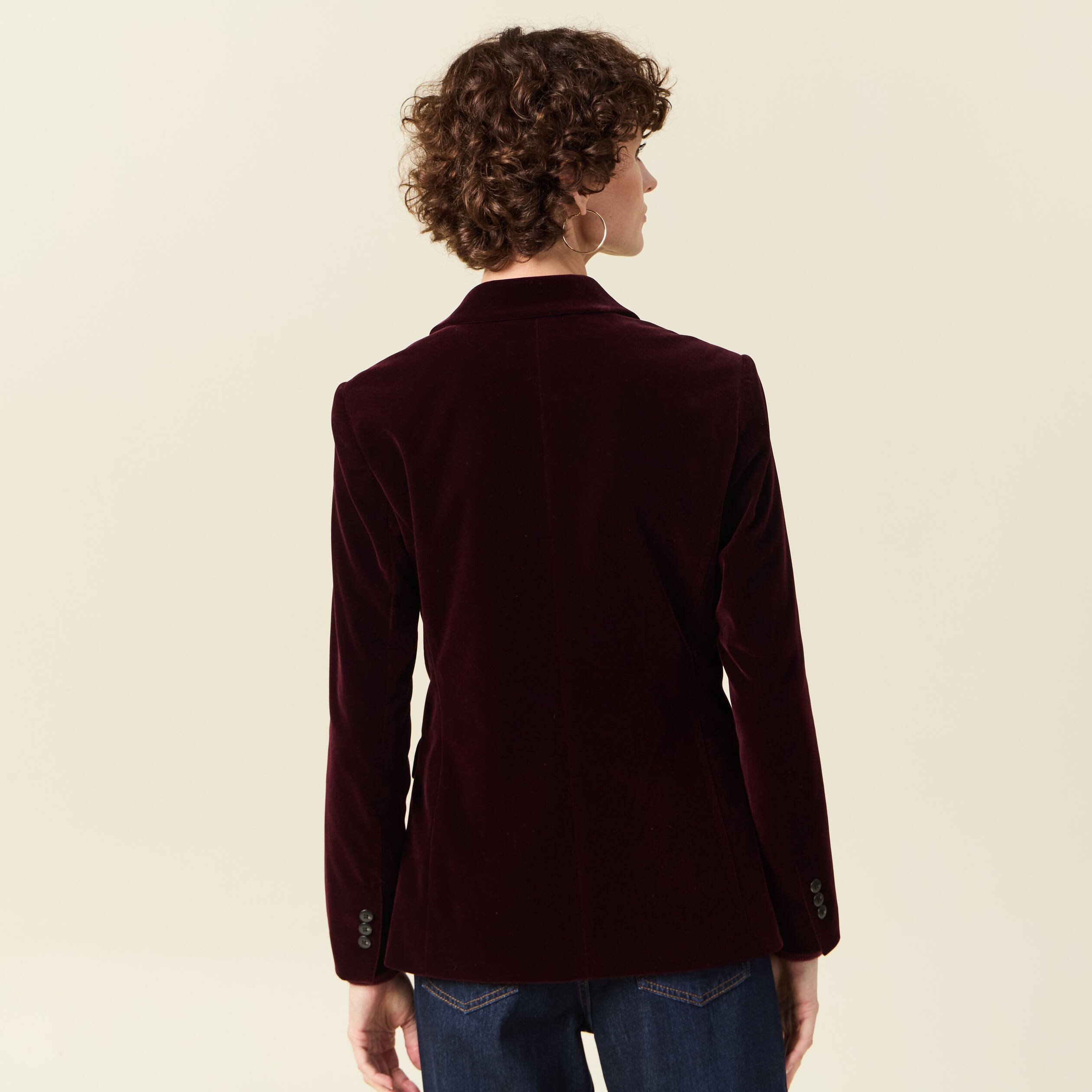 veste blazer velours bordeaux femme Veste blazer velours bordeaux femme