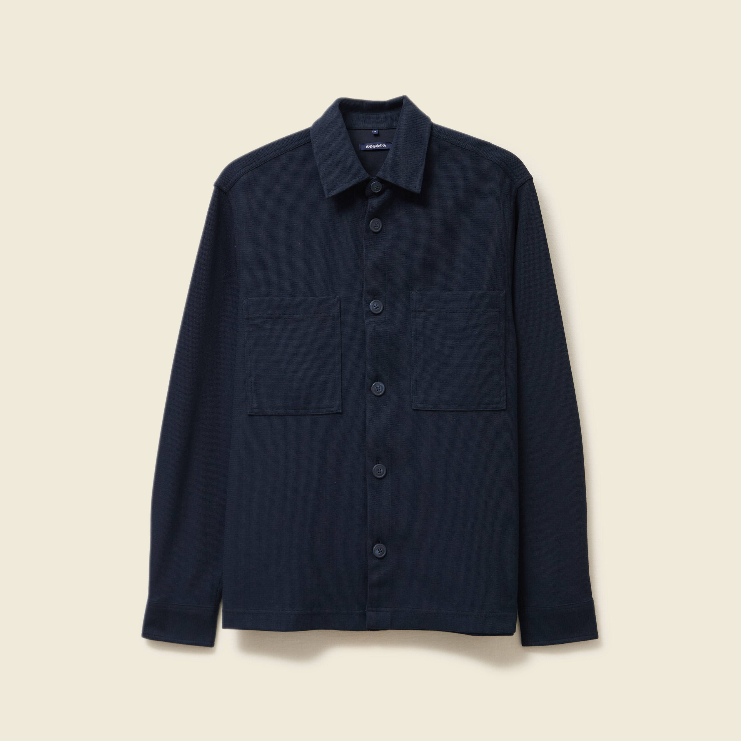 surchemise manches longues bleu marine homme Surchemise manches longues bleu marine homme