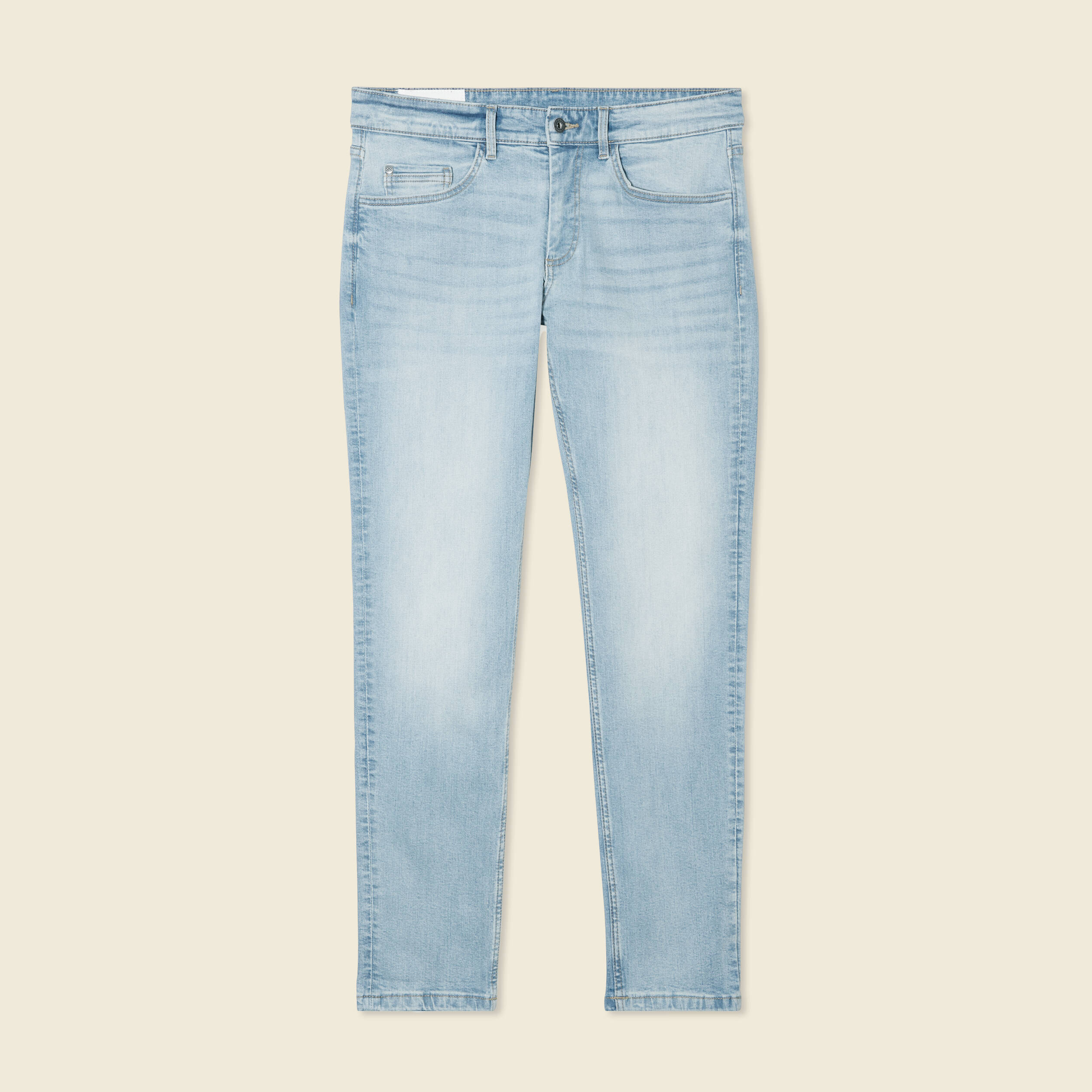 jeans slim 5 poches denim used homme Jeans slim 5 poches denim used homme