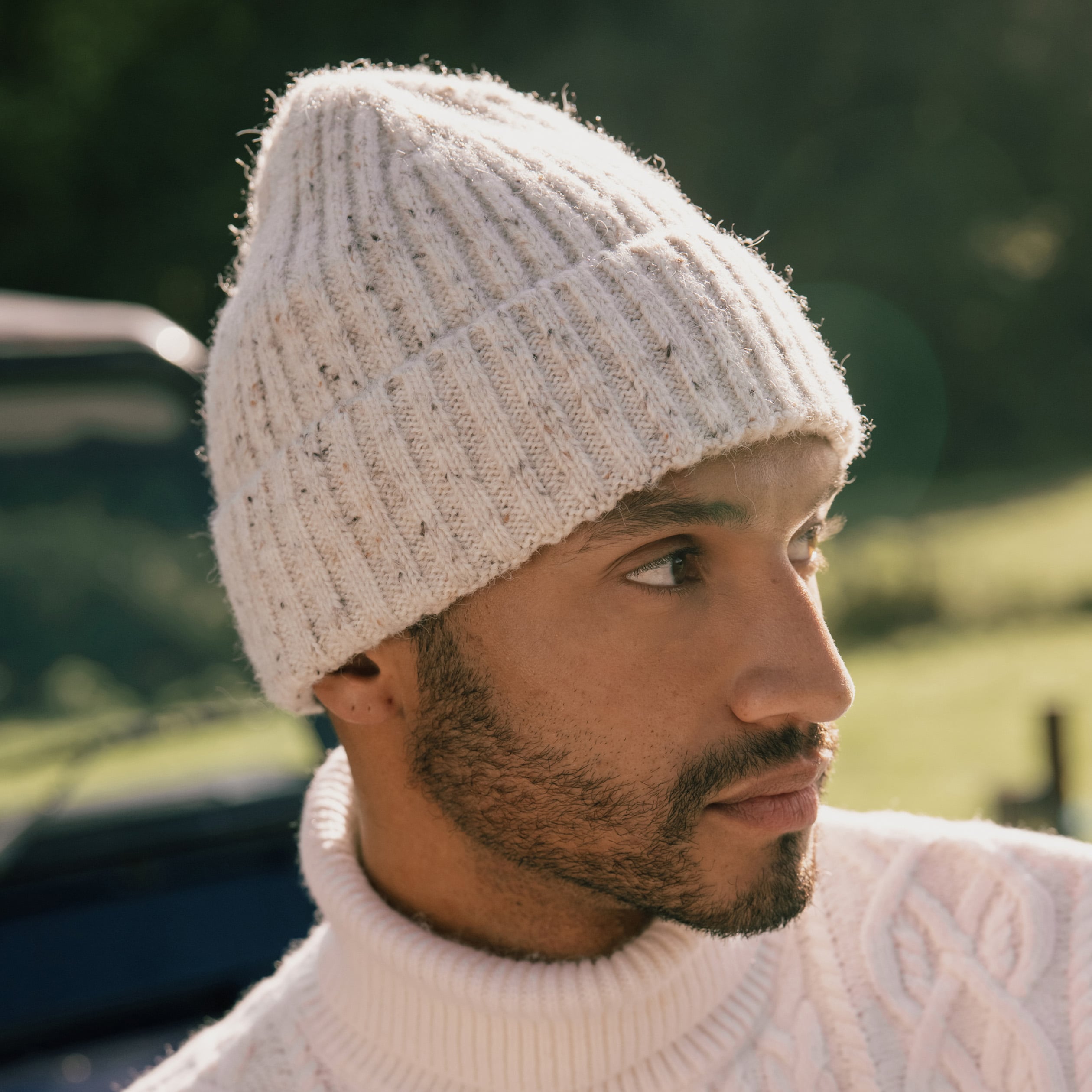 Bonnet ecru homme