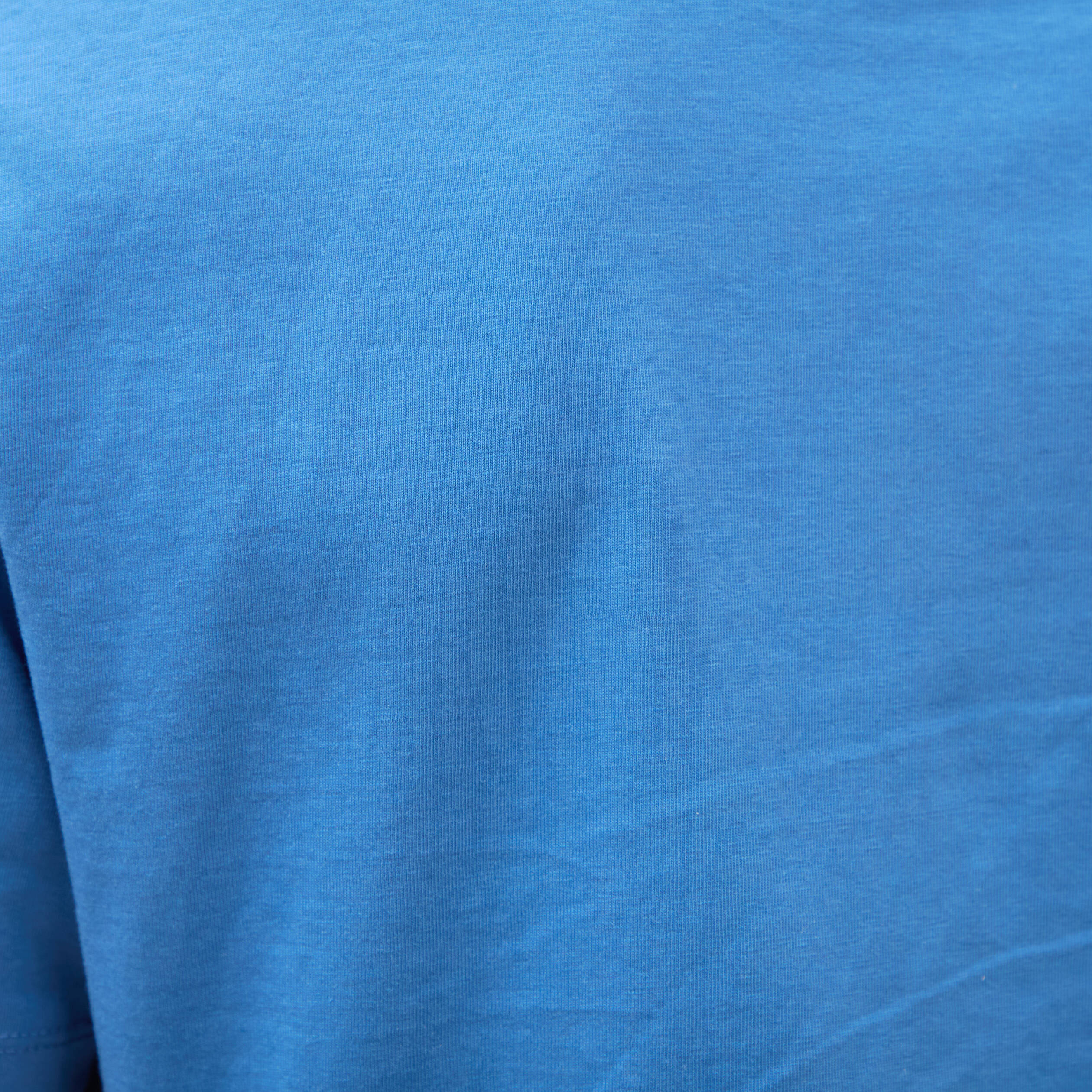 T-shirt en coton manches courtes bleu fonc&eacute; homme