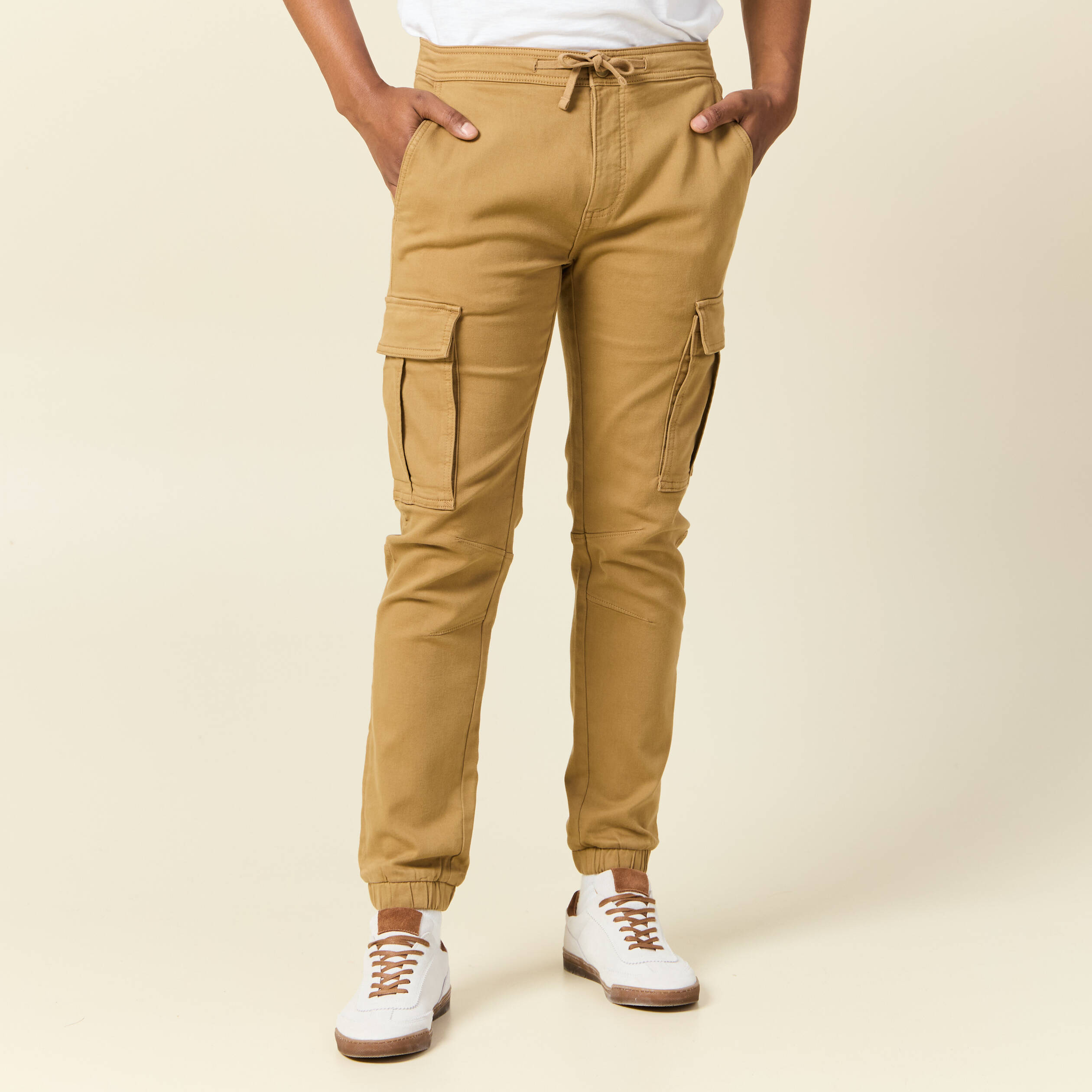 pantalon battle bas resserre vert kaki homme Pantalon battle bas resserré vert kaki homme