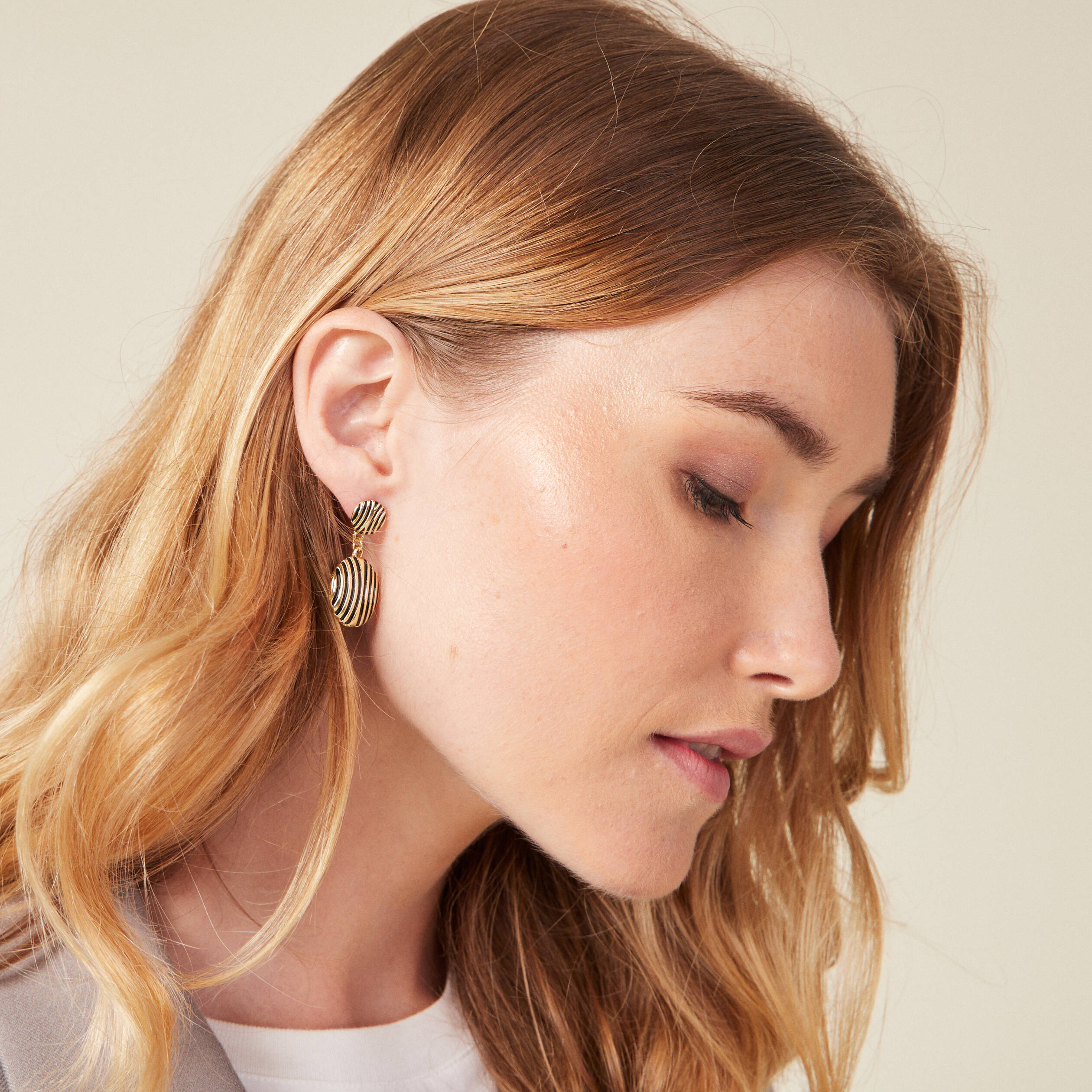 boucles doreilles pendantes couleur or femme Boucles d'oreilles pendantes couleur or femme